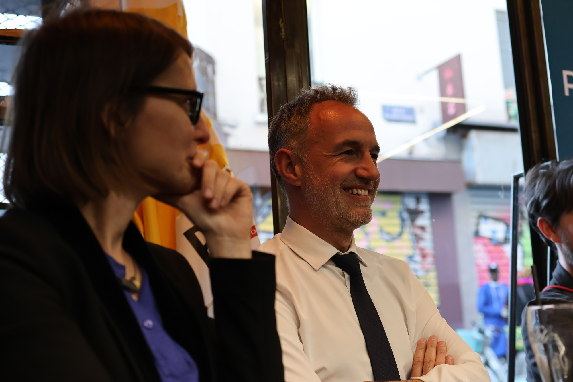 Marine Rosset et Emmanuel Grégoire