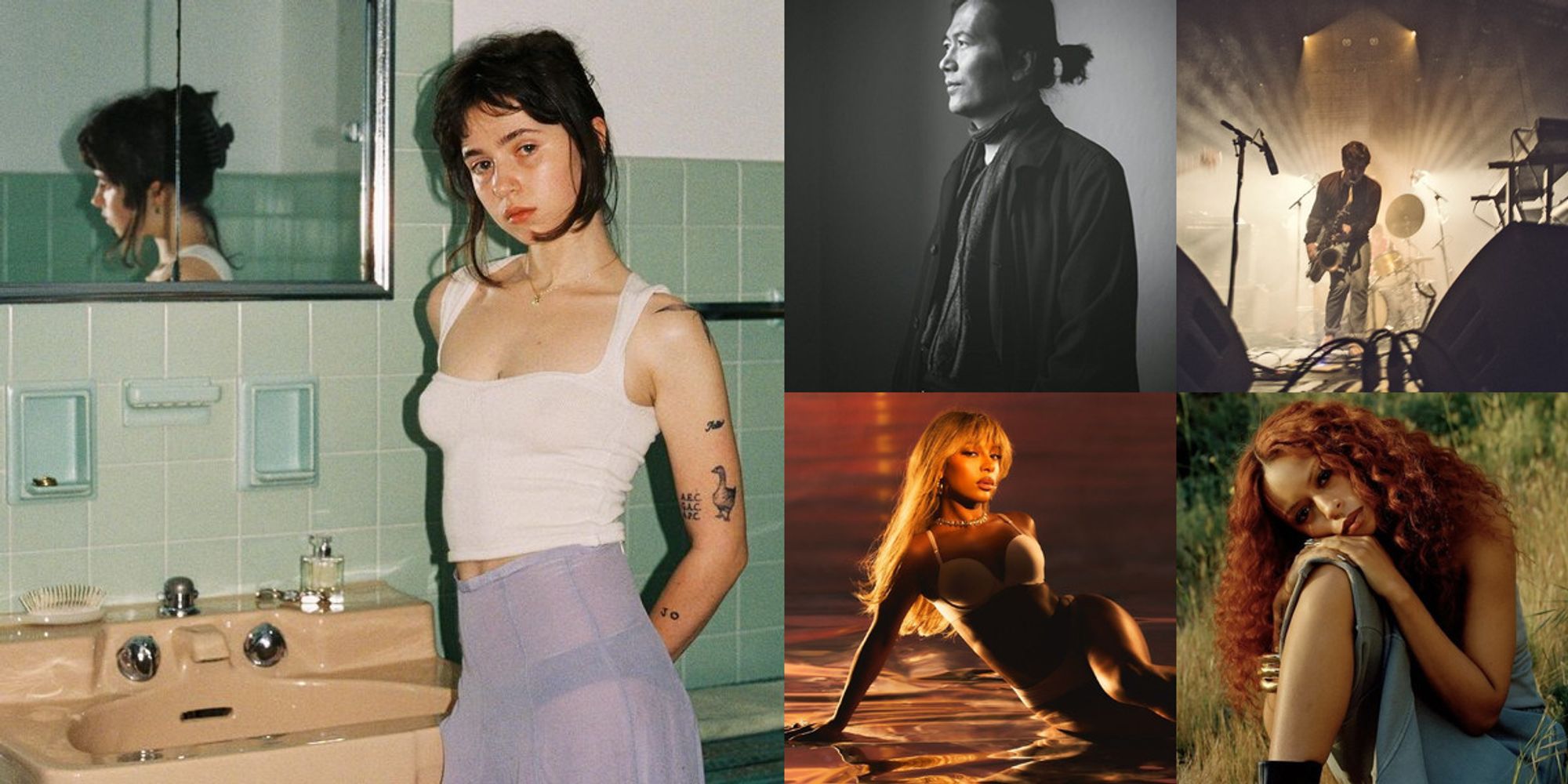 Clairo (27) Byung-Chul Han (18) BADBADNOTGOOD (15) Victoria Monét (13) Ravyn Lenae (12)