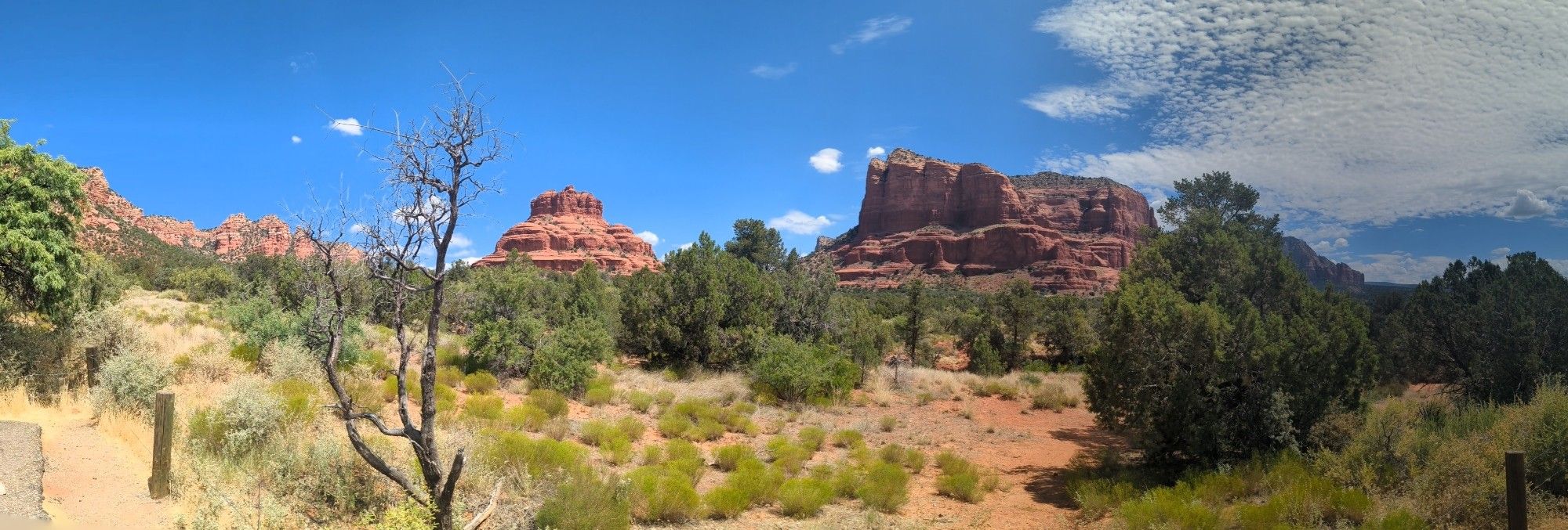 Bell Rock in Sedona. Desert landscape. 