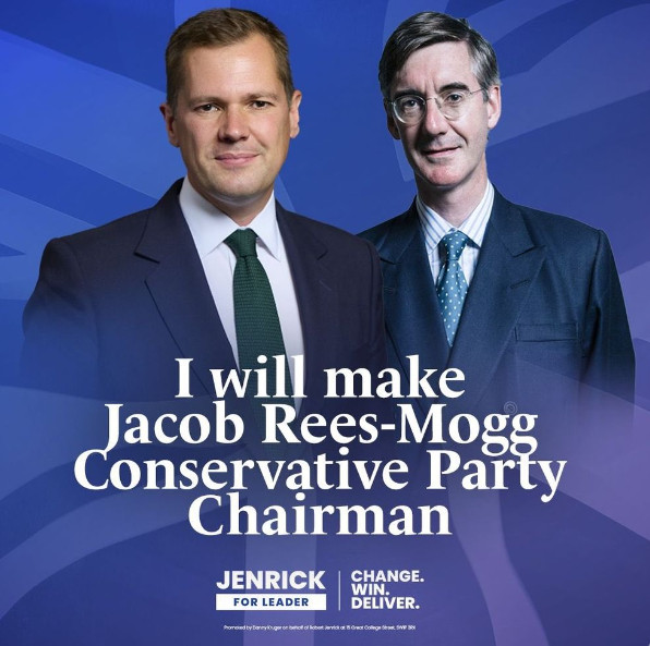 Robert Jenrick and Jacob Rees Mogg