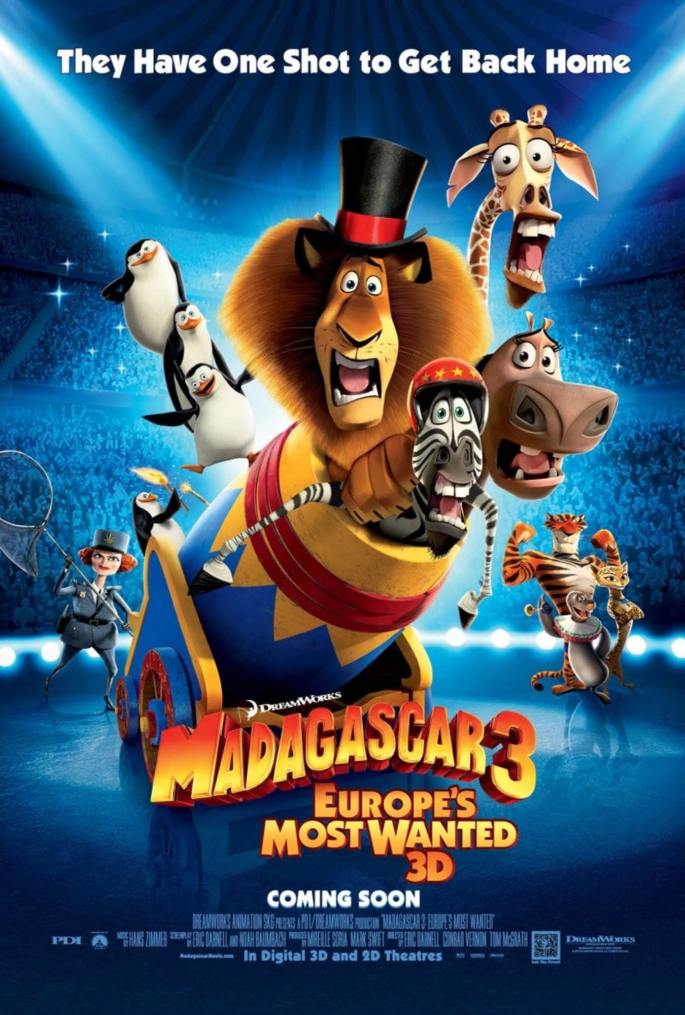 Poster for Madagascar 3.