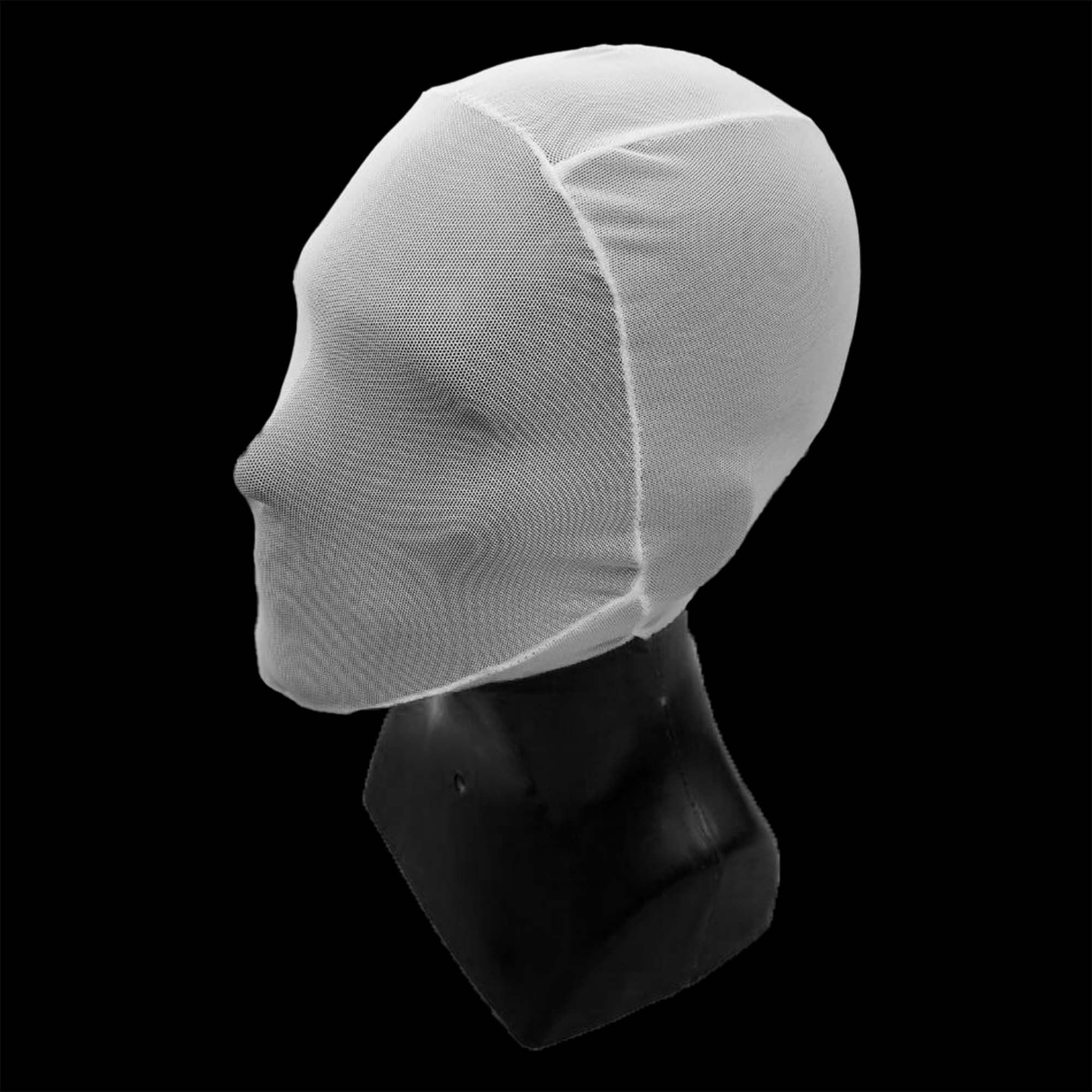 4 way stretch power mesh hood silicone mask making