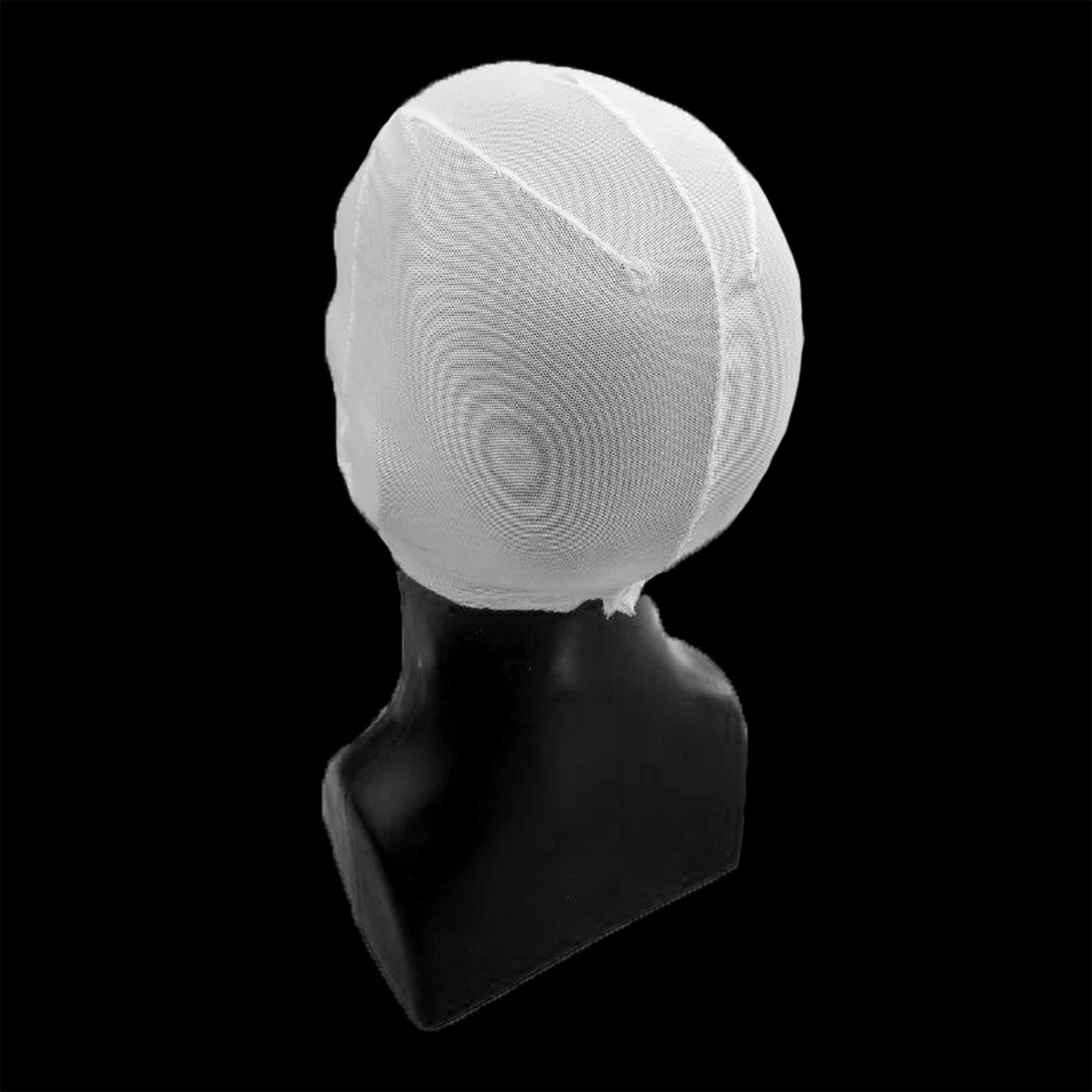 4 way stretch power mesh hood silicone mask making