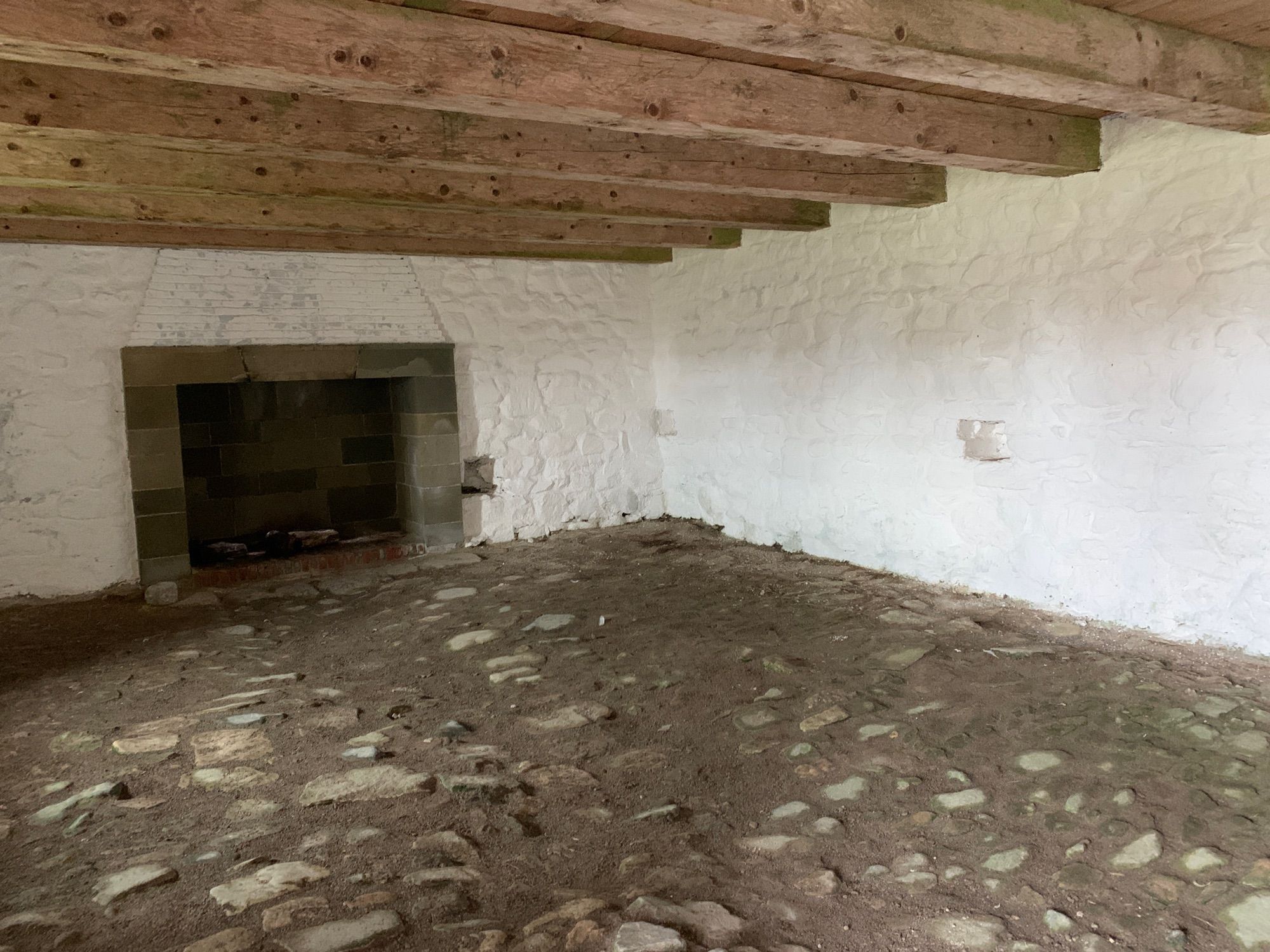 Barracks with original floors at the Fortress of Louisbourg.