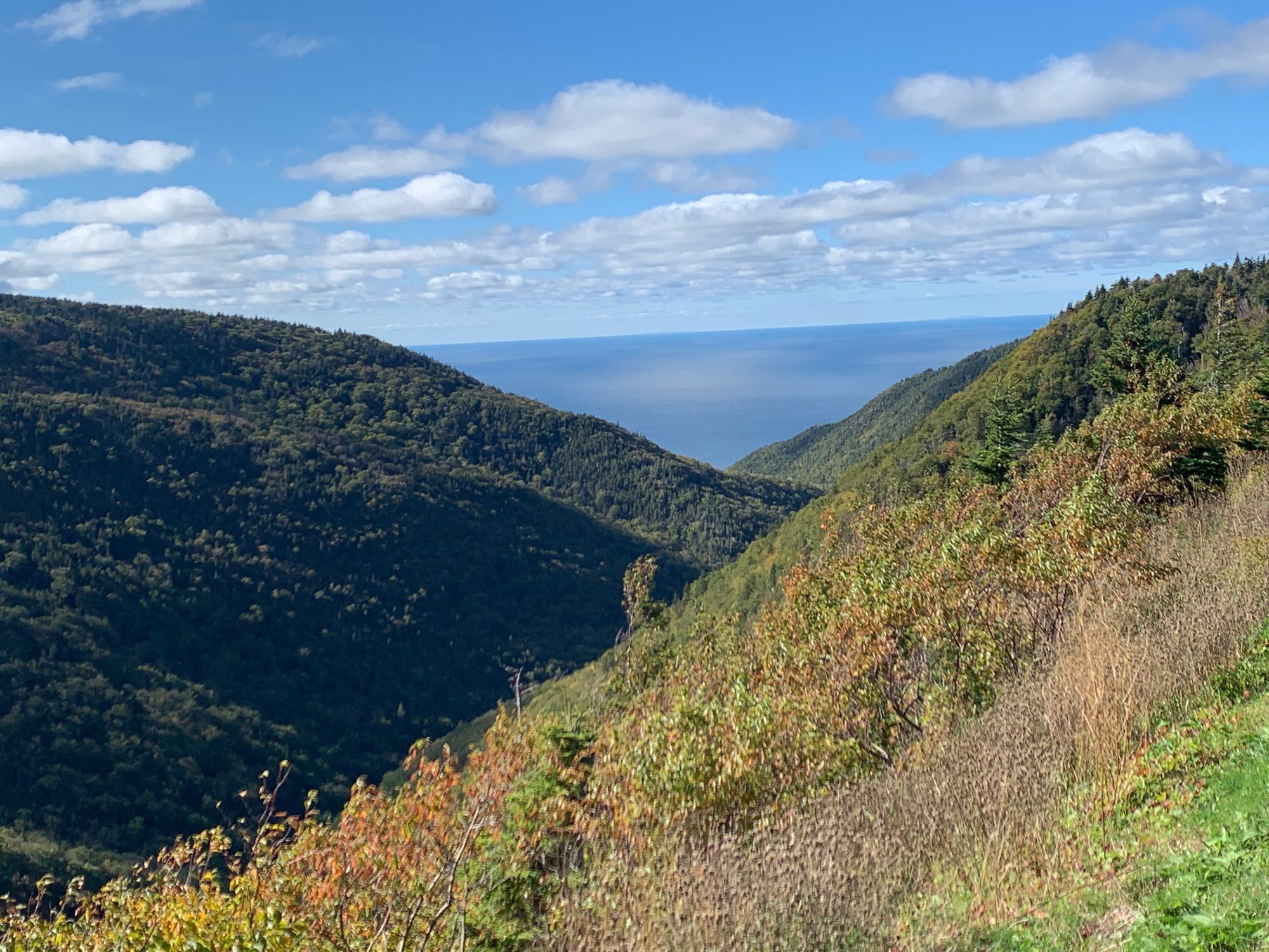 Views from The Cabot Trail on Cape Breton Island.