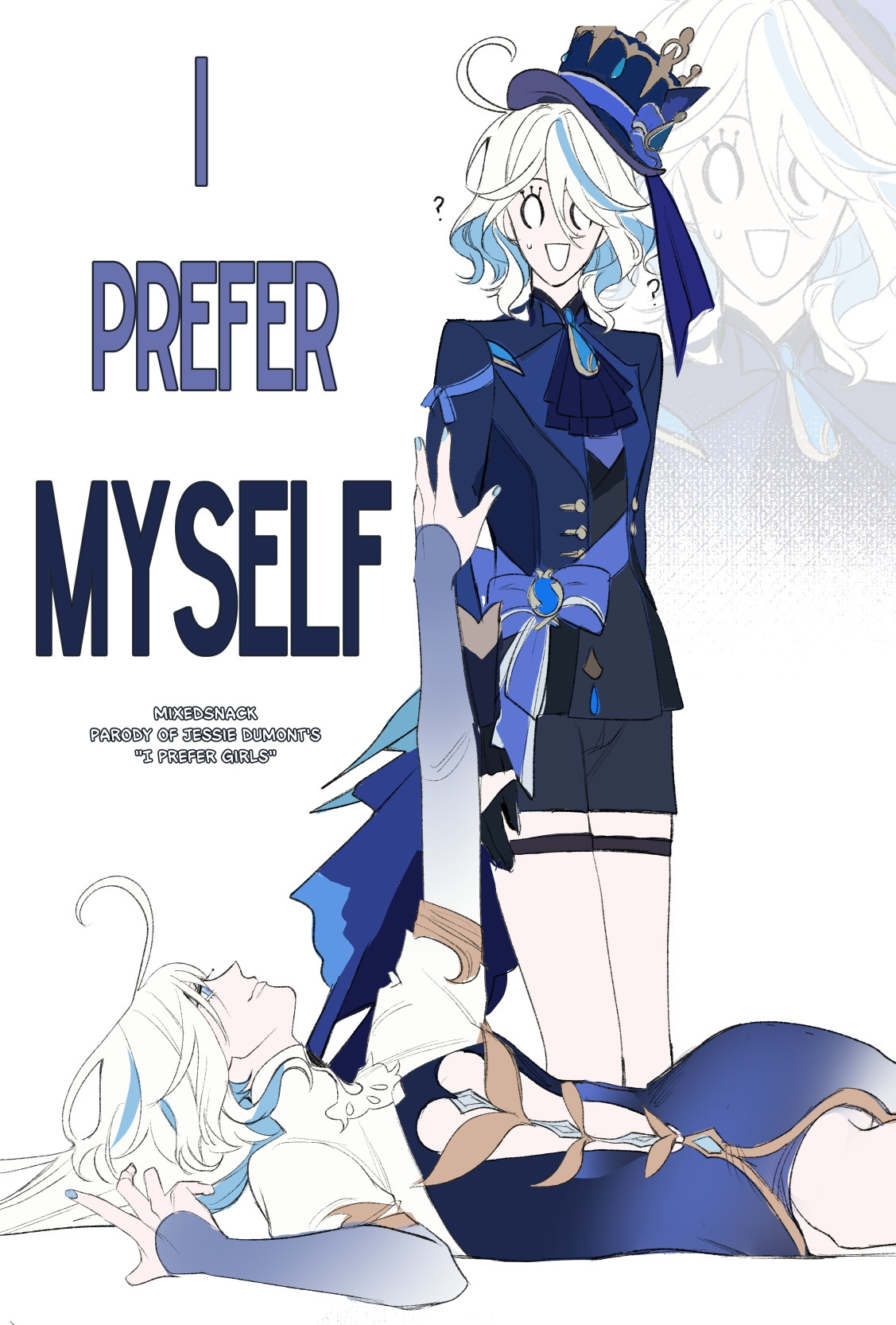 "I prefer myself" instead of "I prefer girls" (based on Jessie Dumont's work)