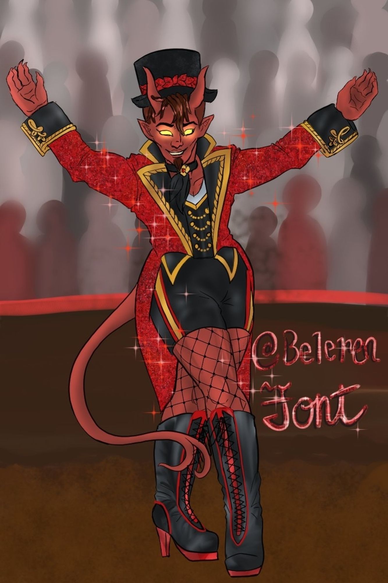 Tibalt dressed as a ringleader