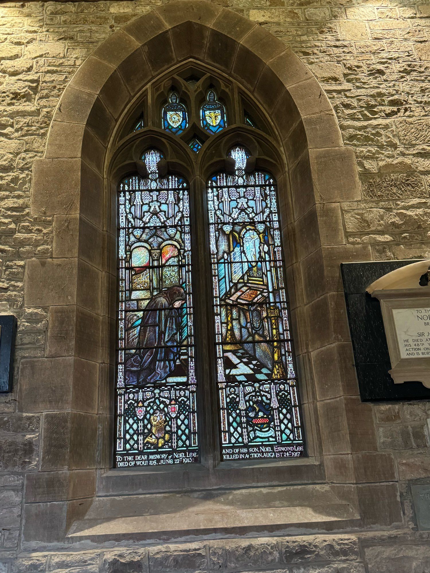 Full picture memorial window