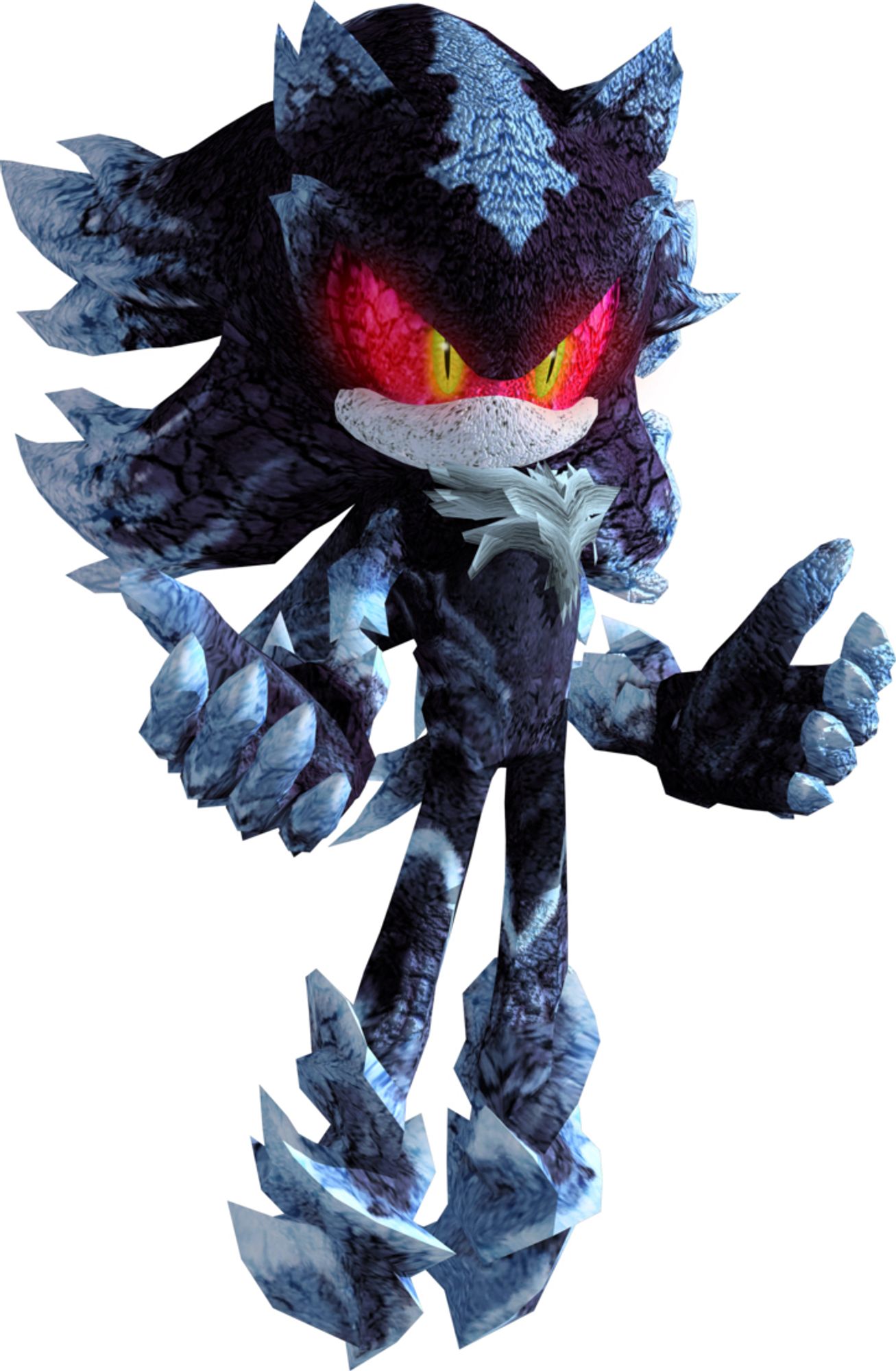 Mephiles from Sonic. He’s just shadow with no nose