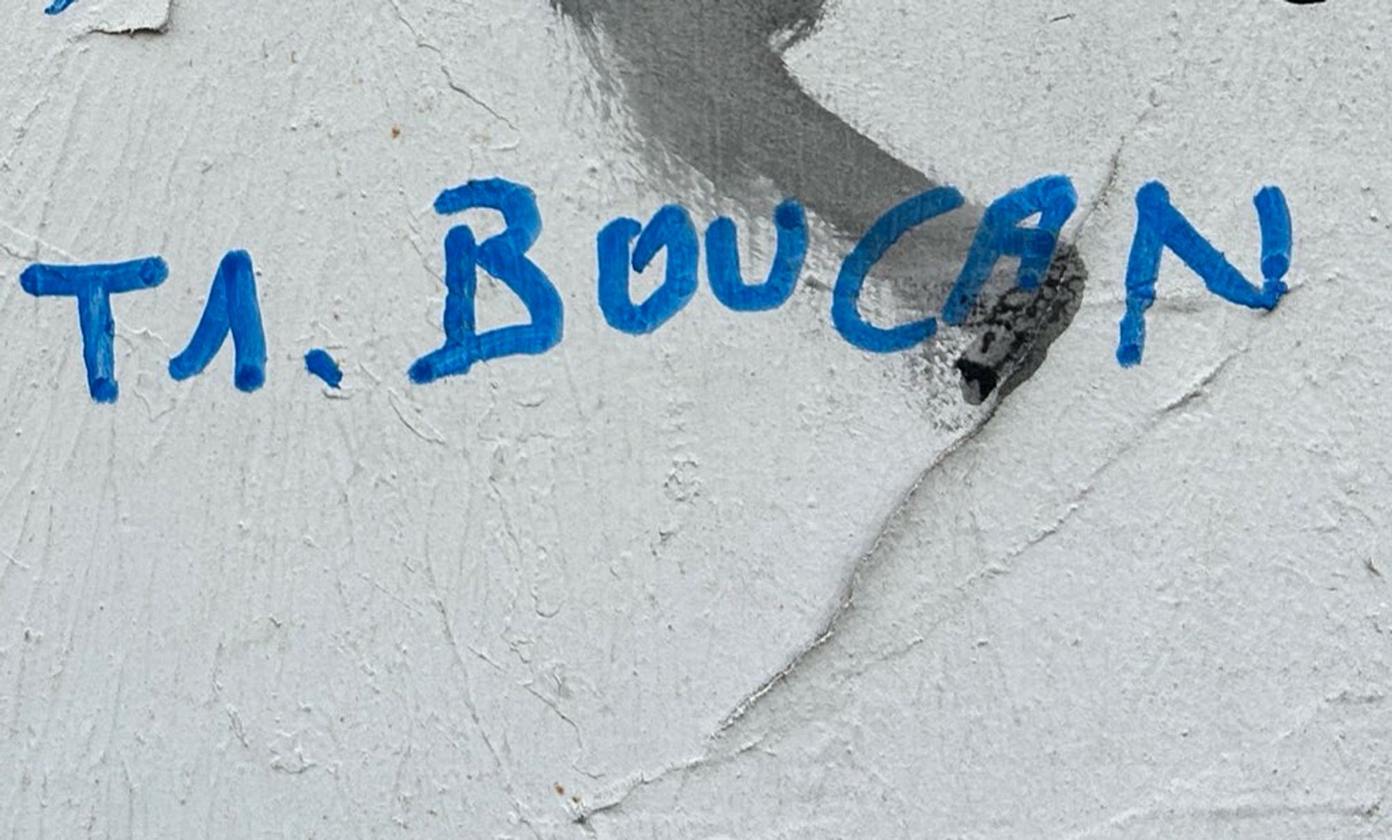 Graffiti : « T1 boucan »