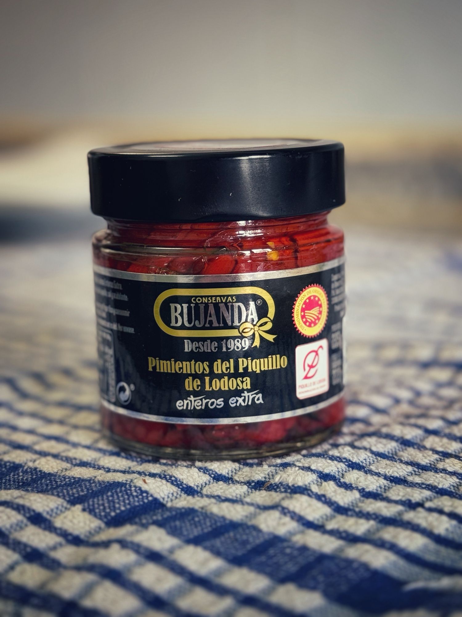 Pimientos del piquillo Bujanda.
Los que sobran supongo que los rellenaré.