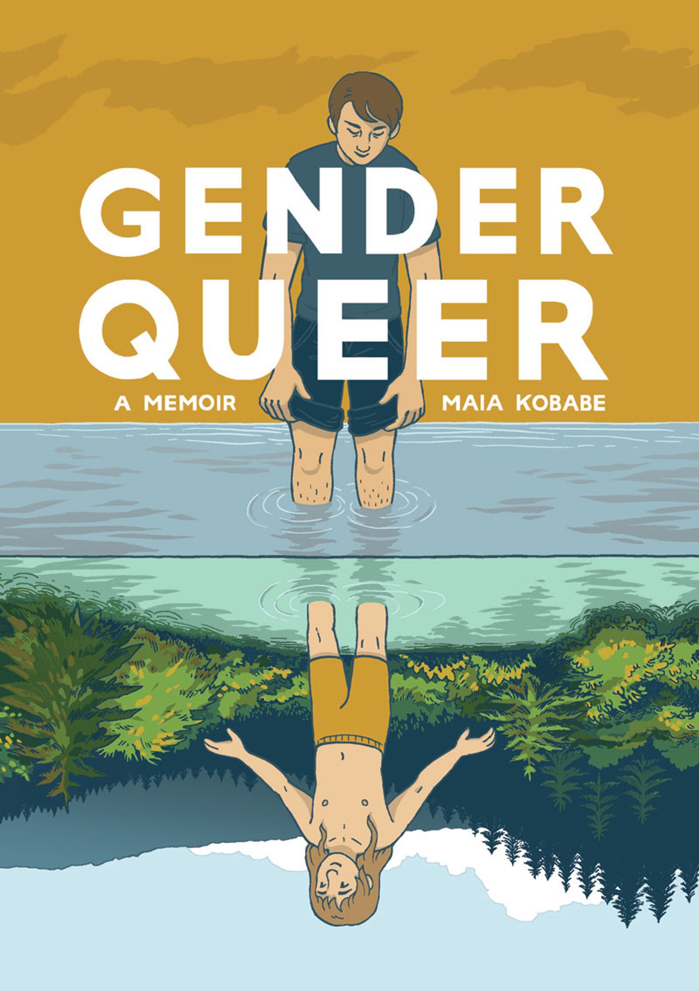 Cover of the graphic novel 'Gender Queer' by Maia Kobabe