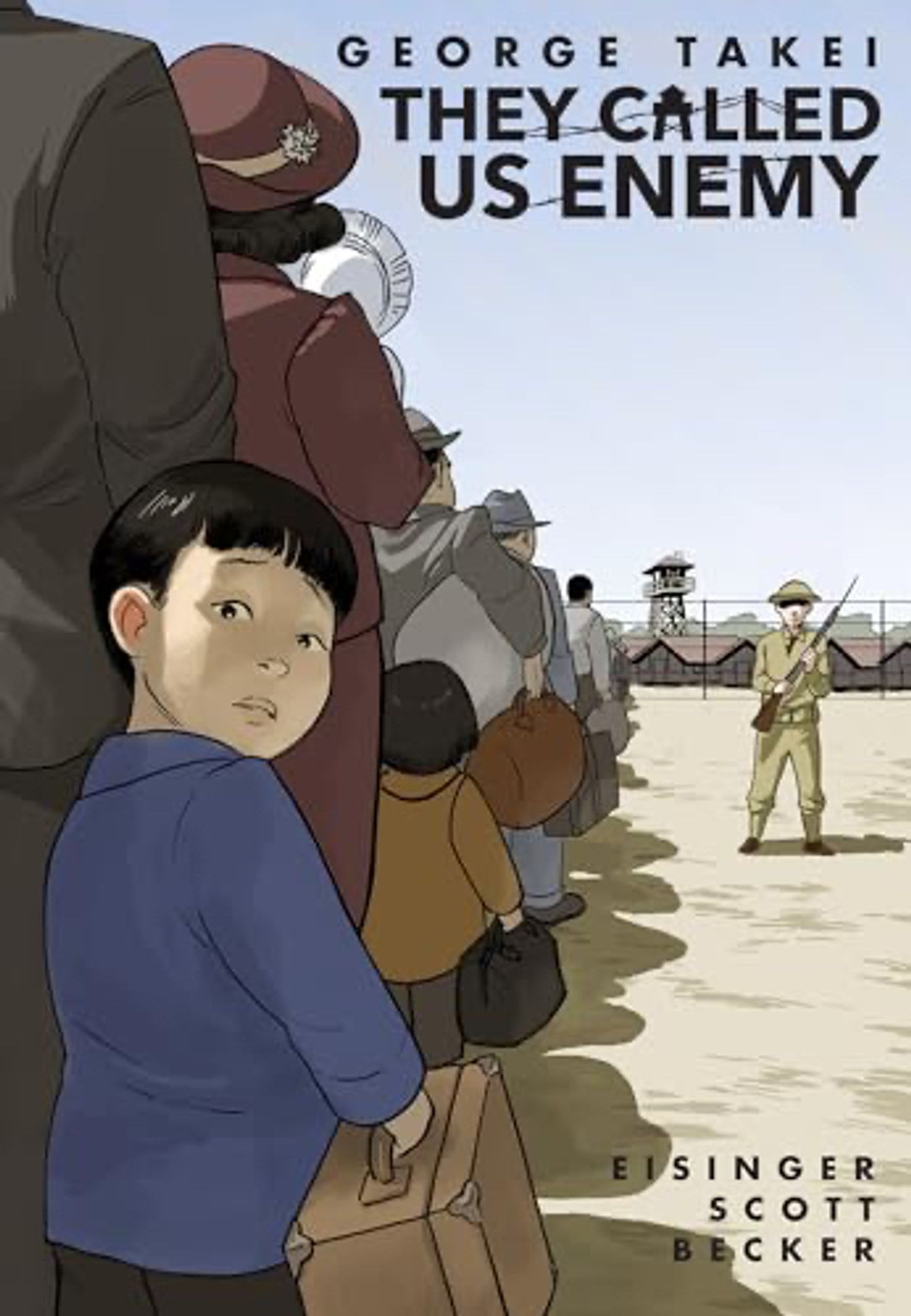 Cover of the graphic novel 'They Called Us Enemy' by George Takei