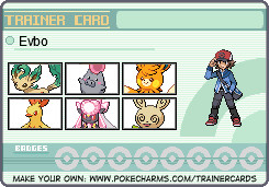 Evbo's Pokemon team. Consists of Leafeon, Spoink, Pawmot, Combusken, shiny Mega Diancie, and shiny Spinda.