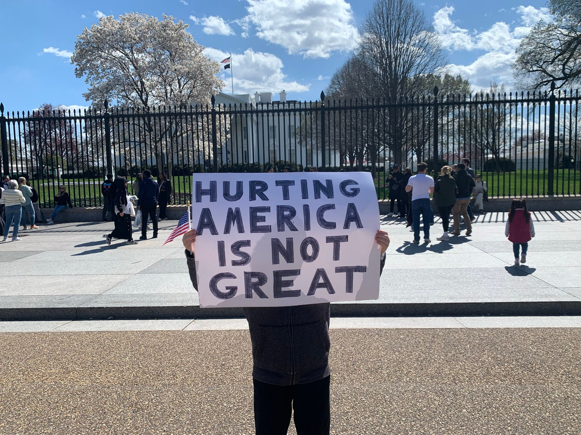 HURTING AMERICA IS NOT GREAT