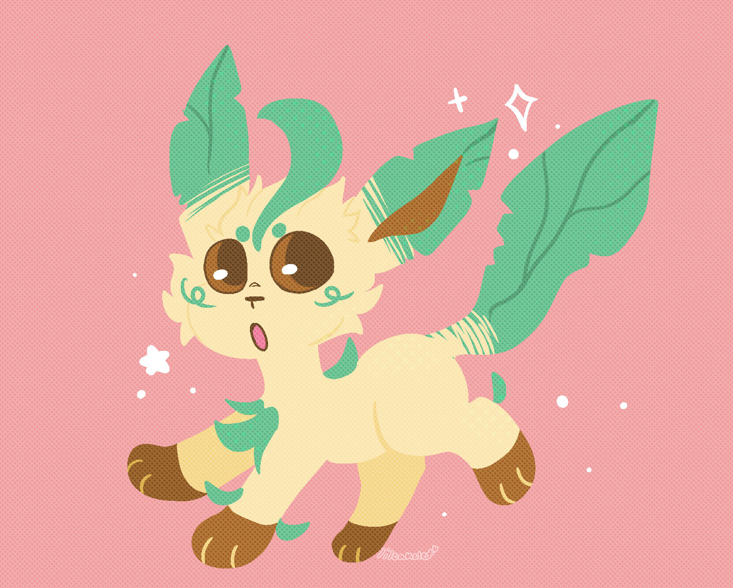 an image of a leafeon 