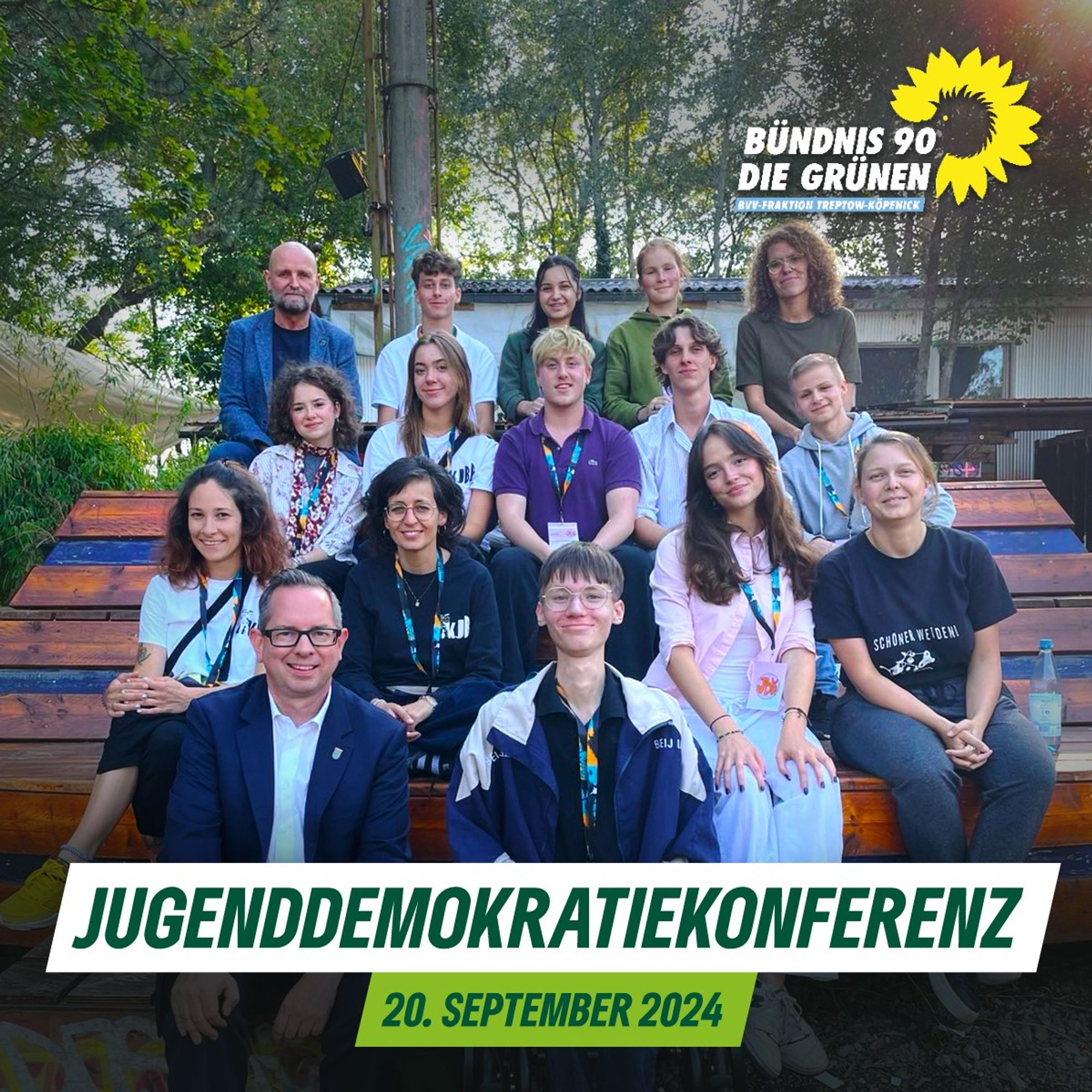 Foto von der Jugenddemokratiekonferenz am 20.09.2024