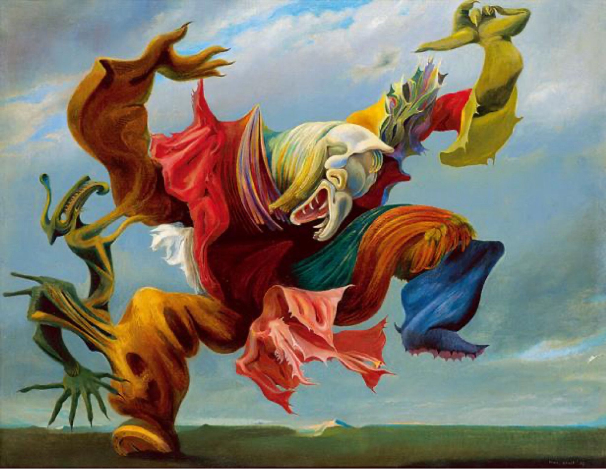 Max Ernst, Hausengel (1937).