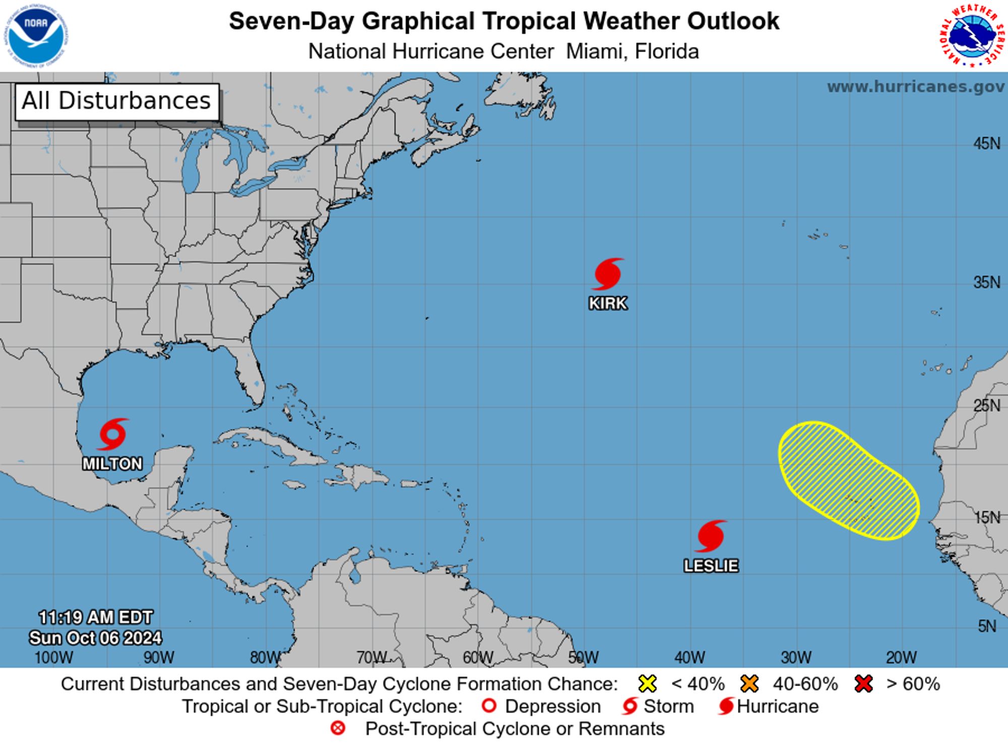 Atlantic 7-Day Graphical Outlook Image