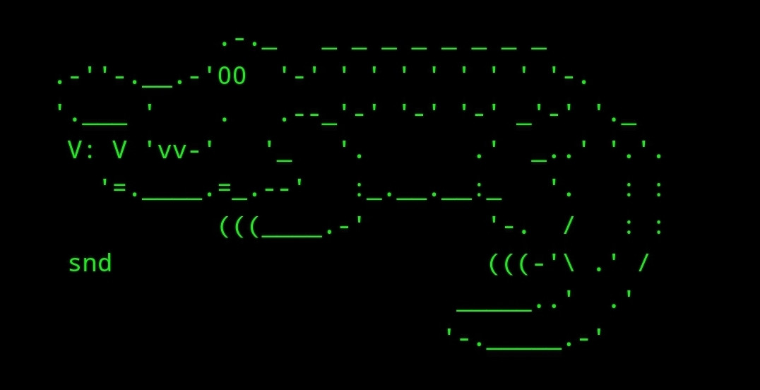 ASCII CROC by snd