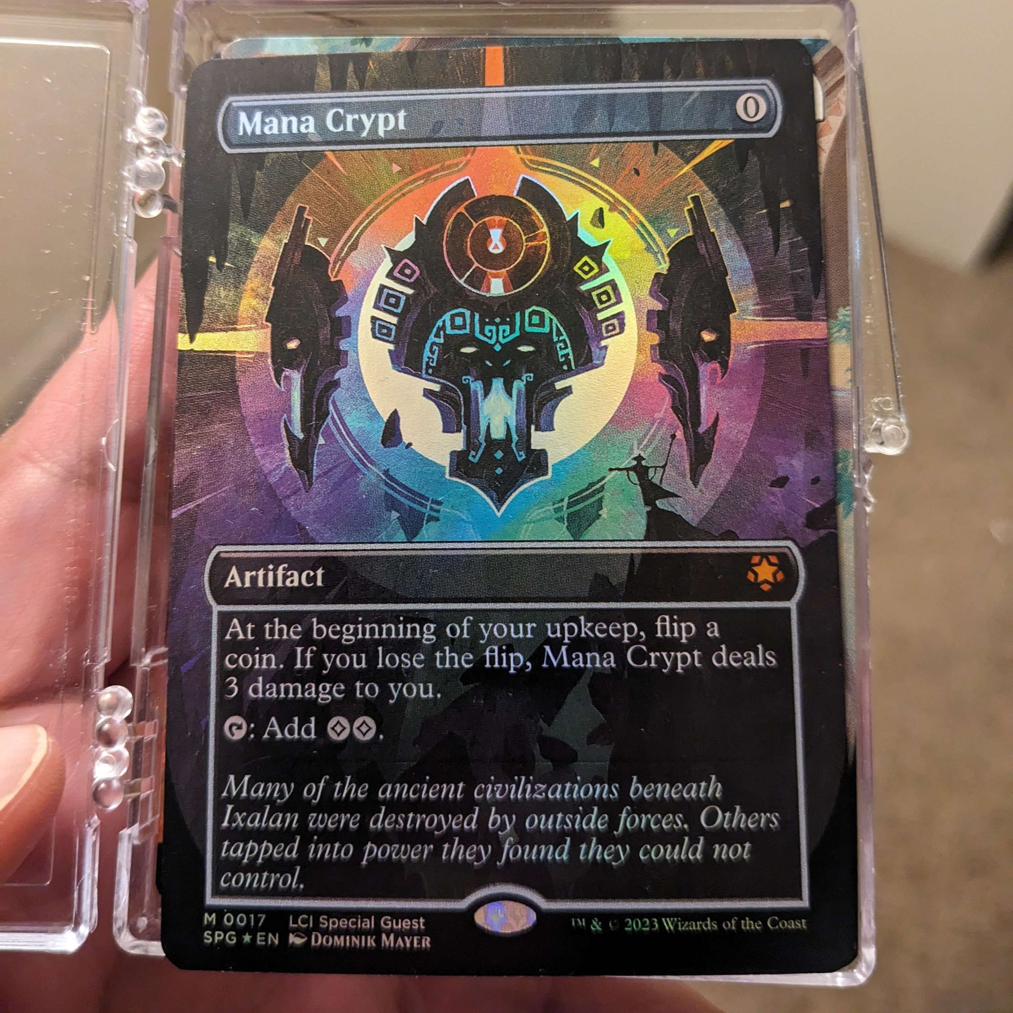 Mana Crypt foil