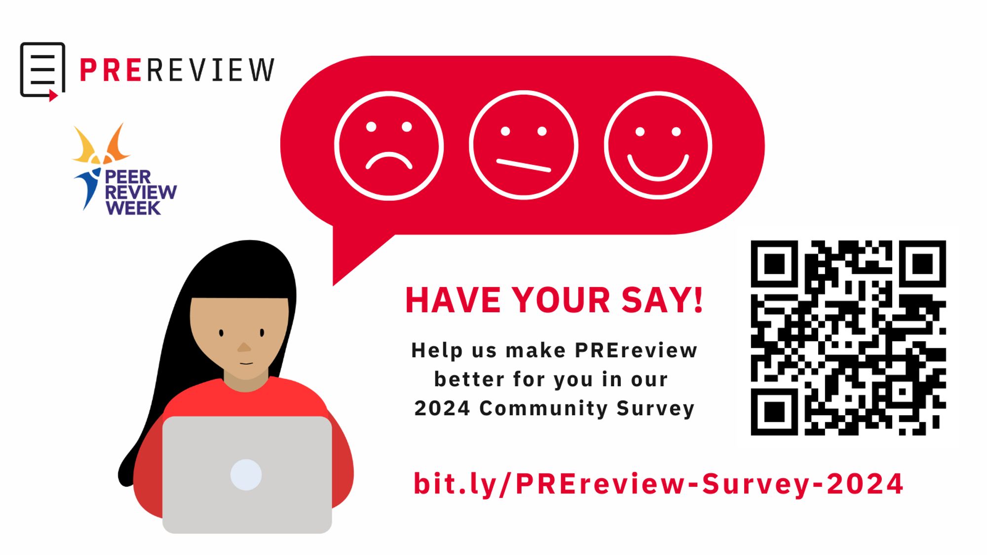 Help us make PREreview better for you in our 2024 Community Survey