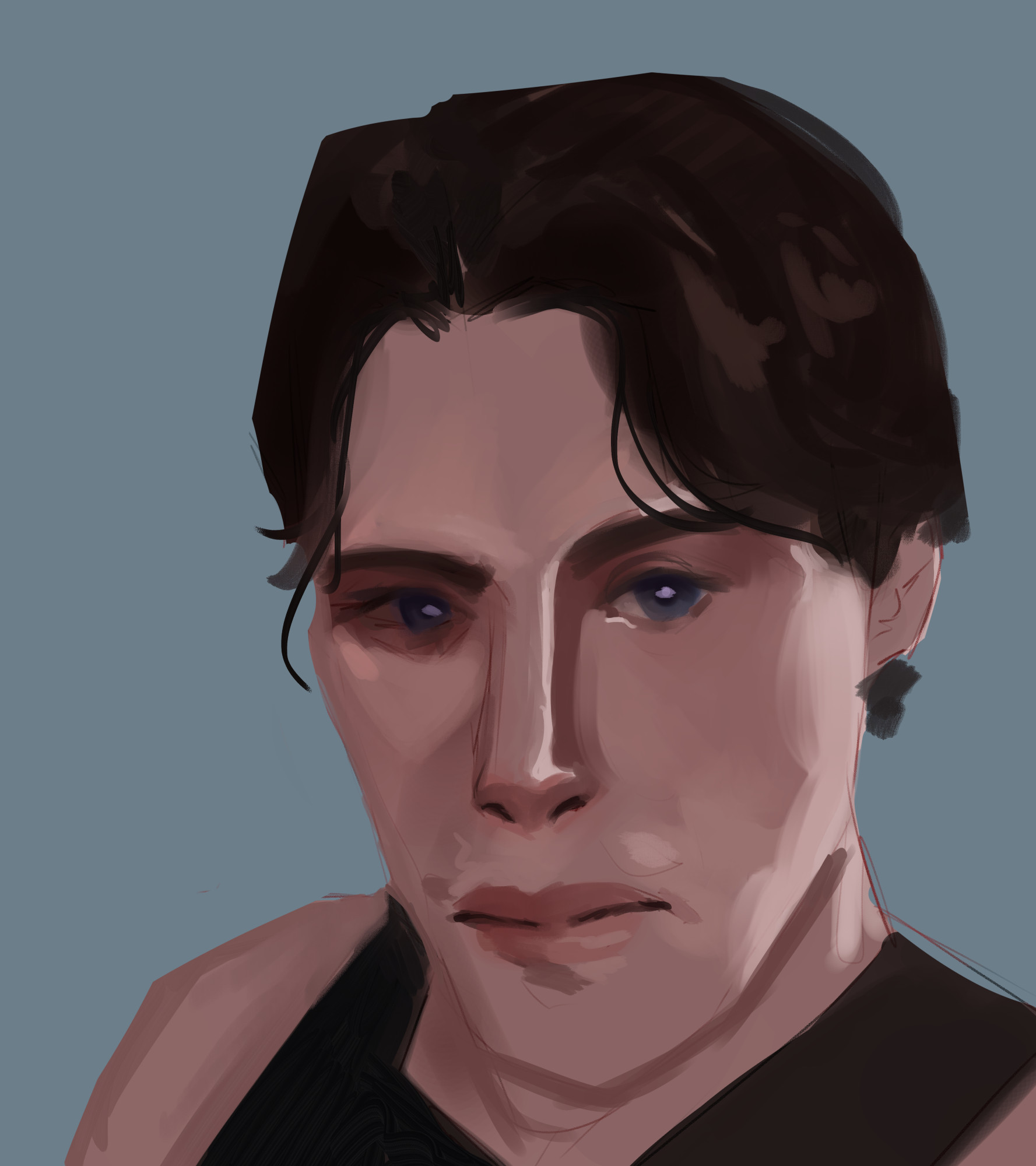 portrait of jerma985 in a painterly style