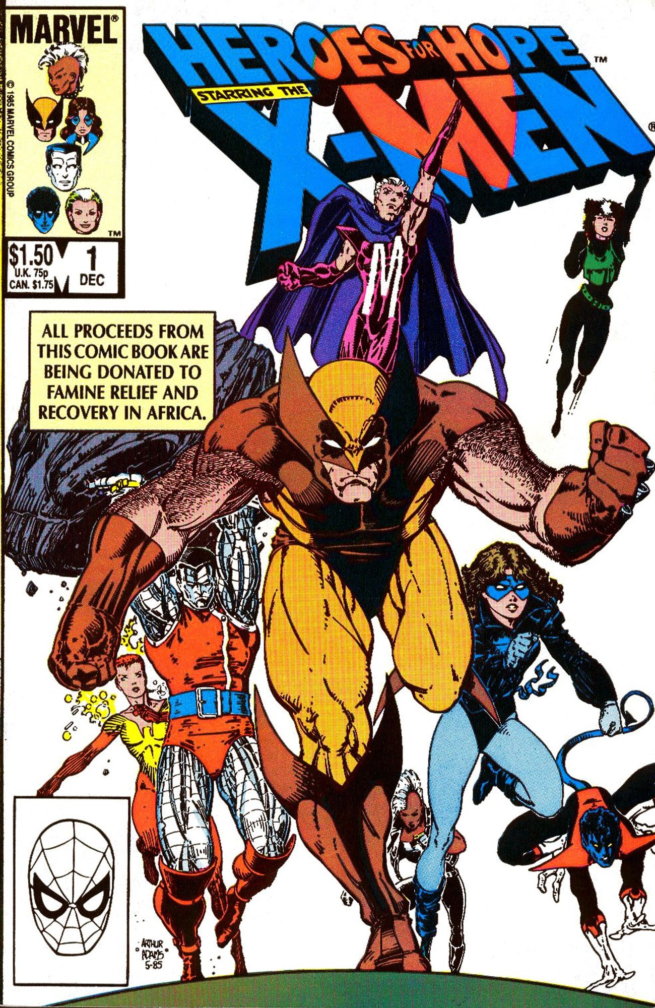 Cover of Heroes for Hope: Starring the X-Men #1.