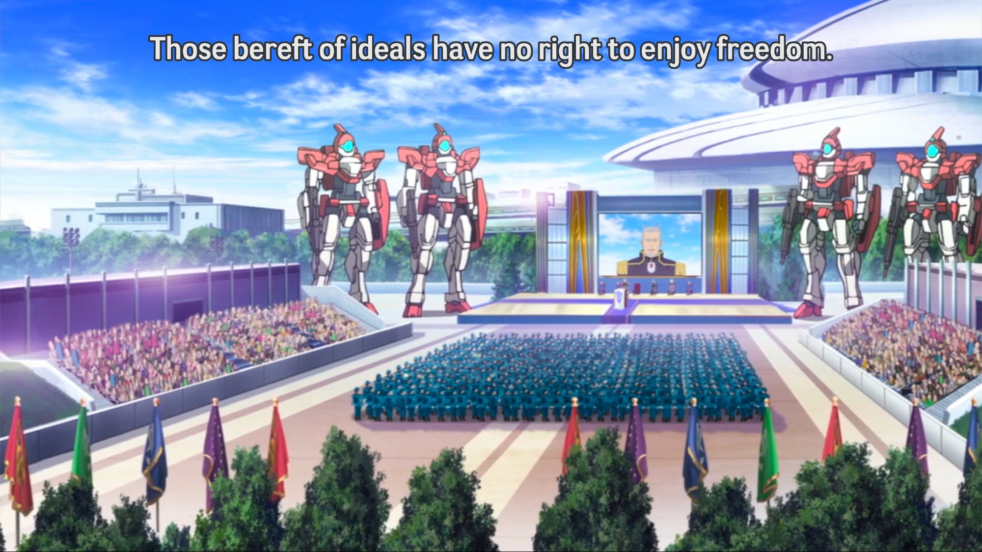 Some Federation Big Wig or Something: "Those bereft of ideals have no right to enjoy freedom."