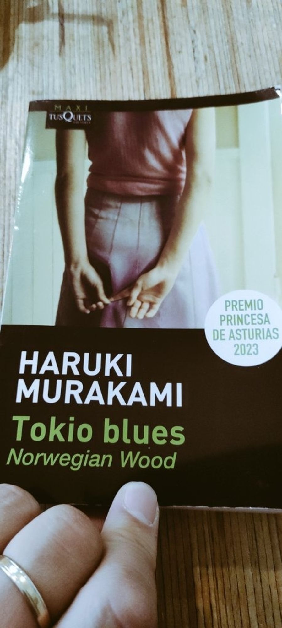 Portada de Norwegian Wood de Haruki Murakami