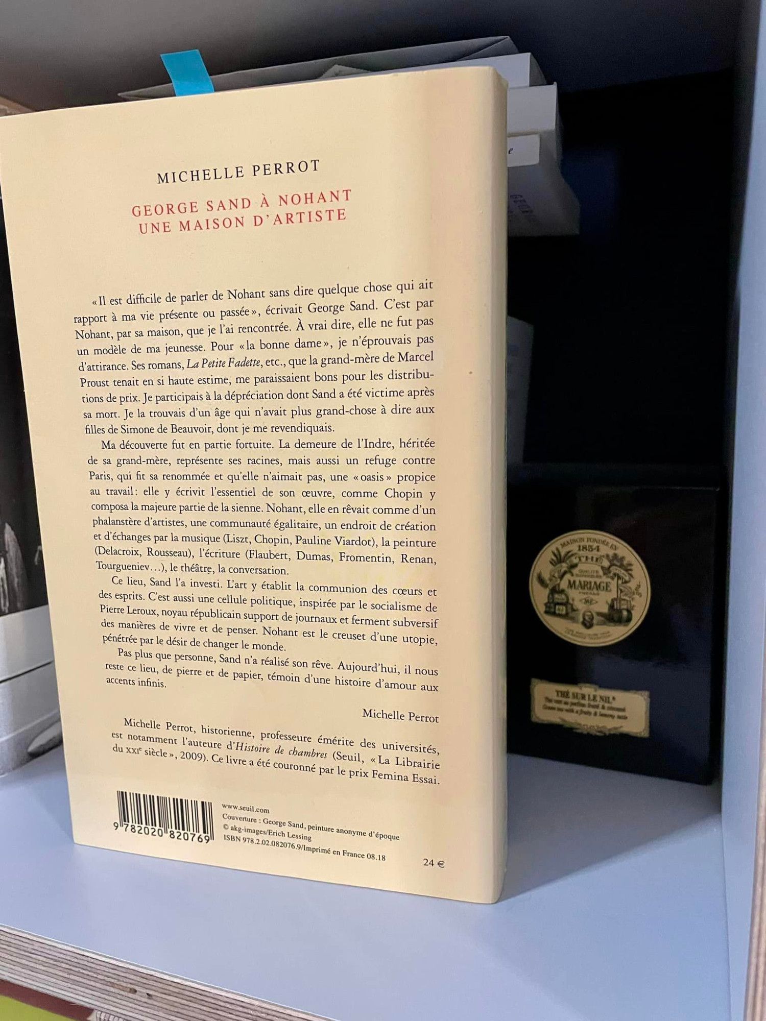 George Sand à Nohant de Michelle Perrot (quatrième de couverture)