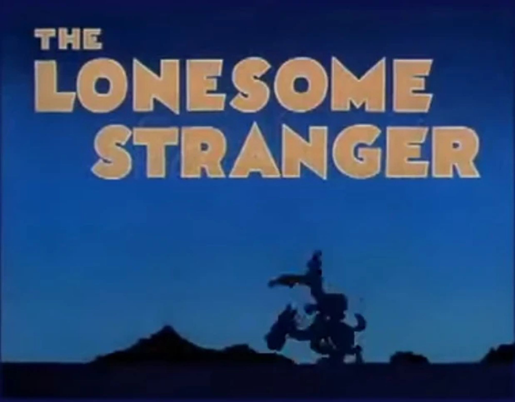 Title card for "The Lonesome Stranger" MGM Nov 1940