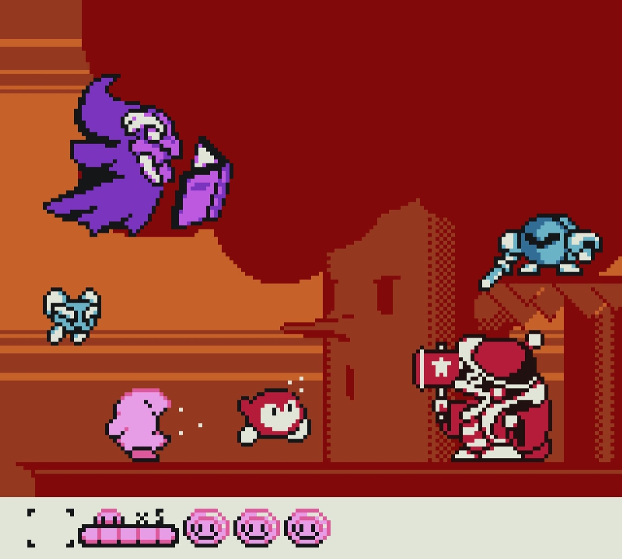 Mockup of a Kirby game