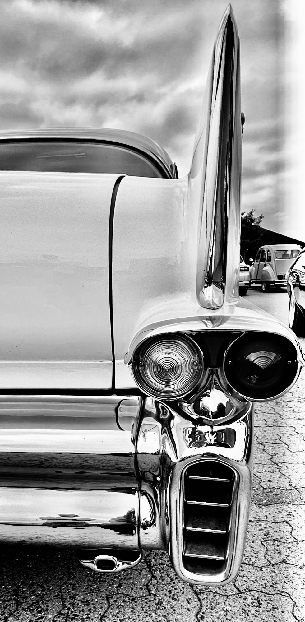 Oldtimer Detail Kotflügel und Rücklicht