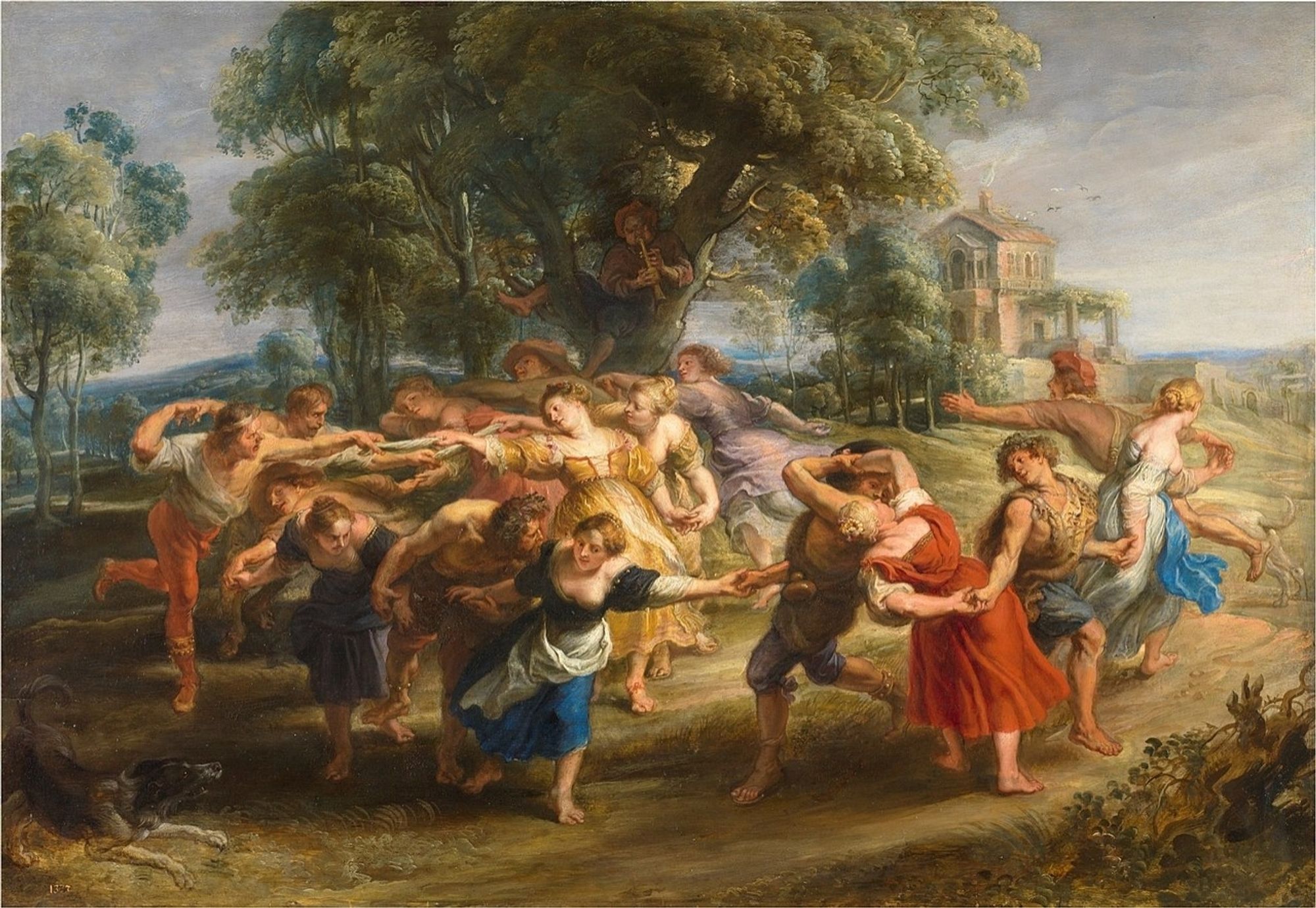 The Dance of the Villagers by Peter Paul Rubens (1635)