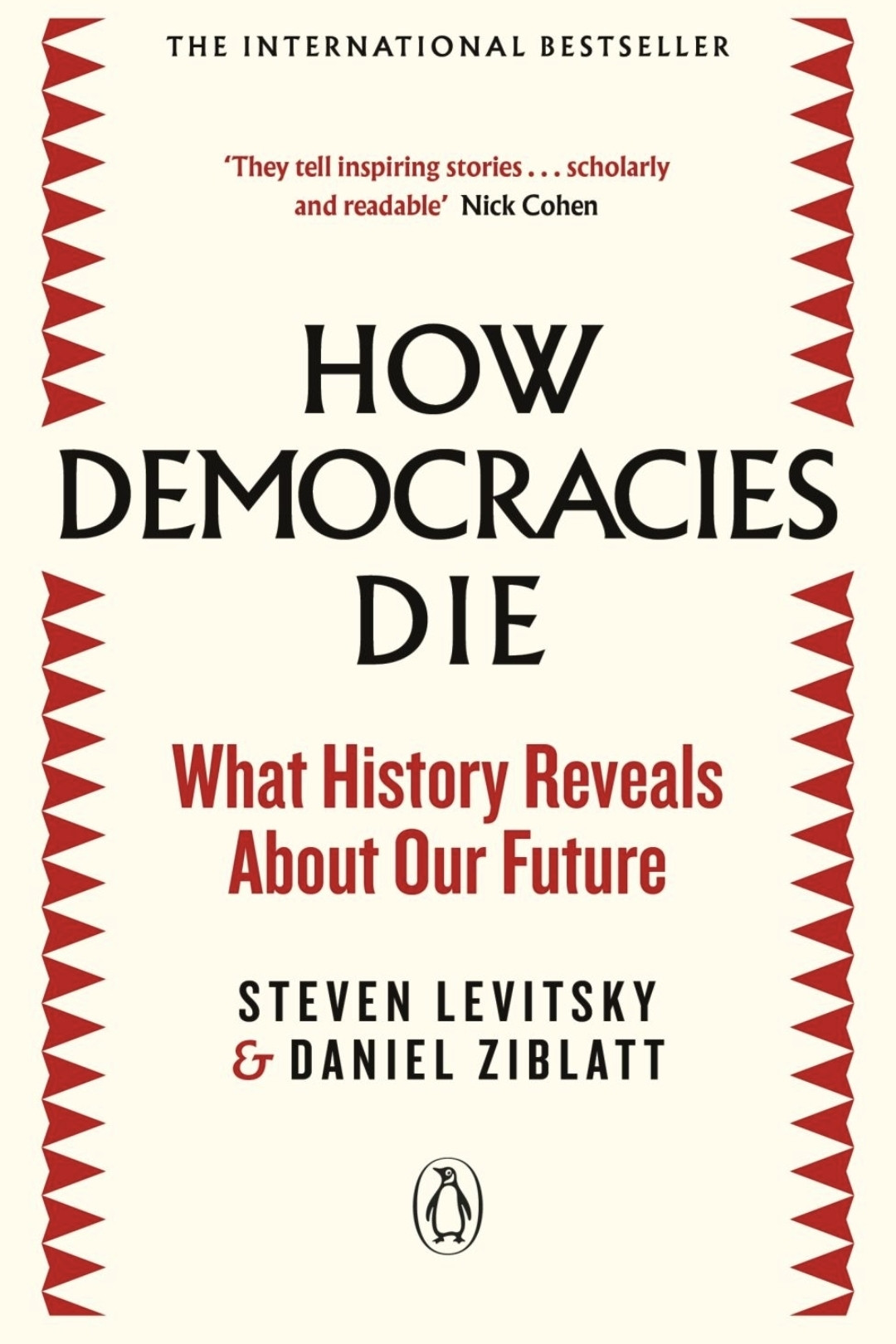 Cover of Levitsky and Ziblatt's How Democracies Die 