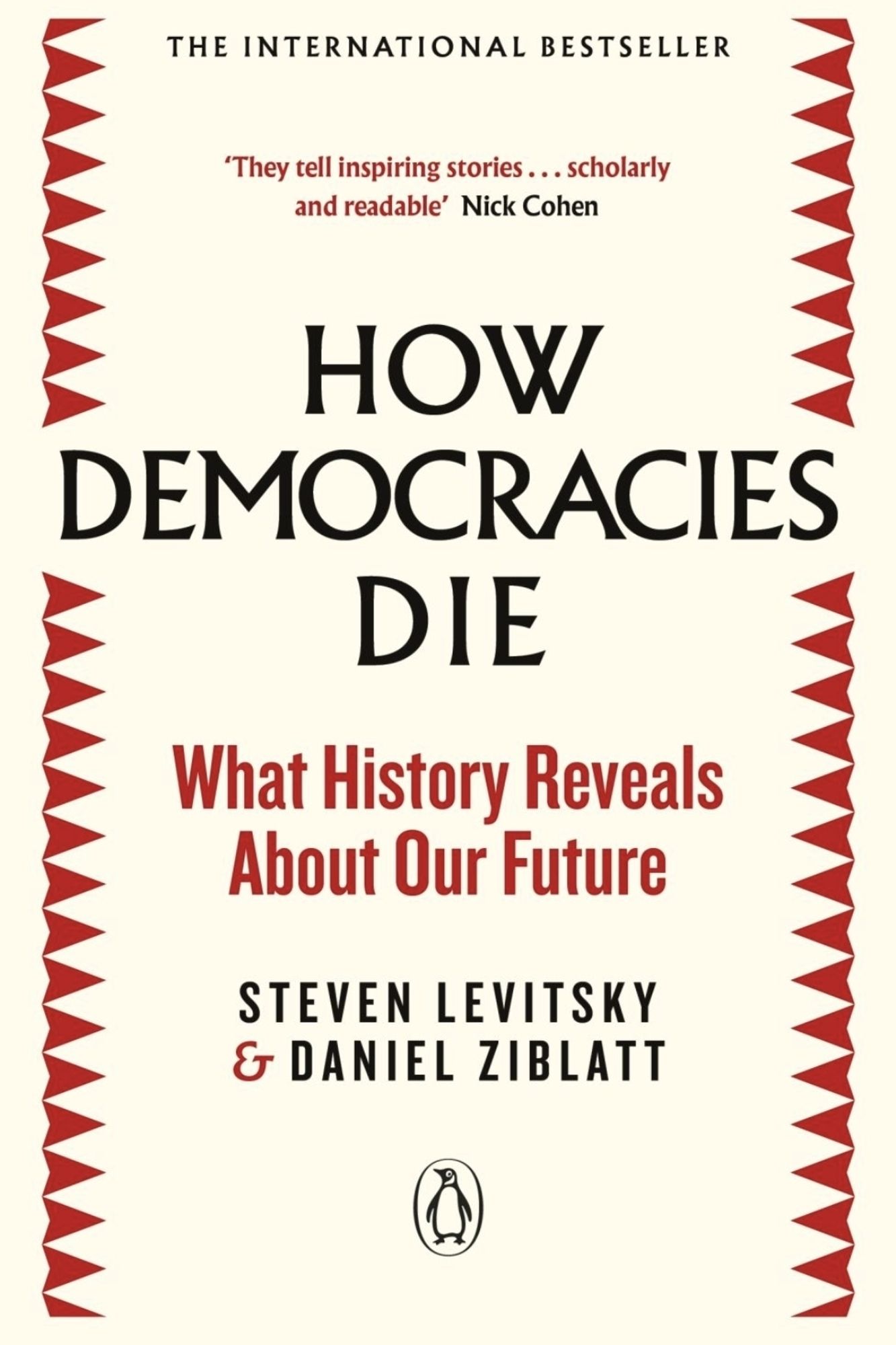 Cover of Levitsky and Ziblatt's How Democracies Die