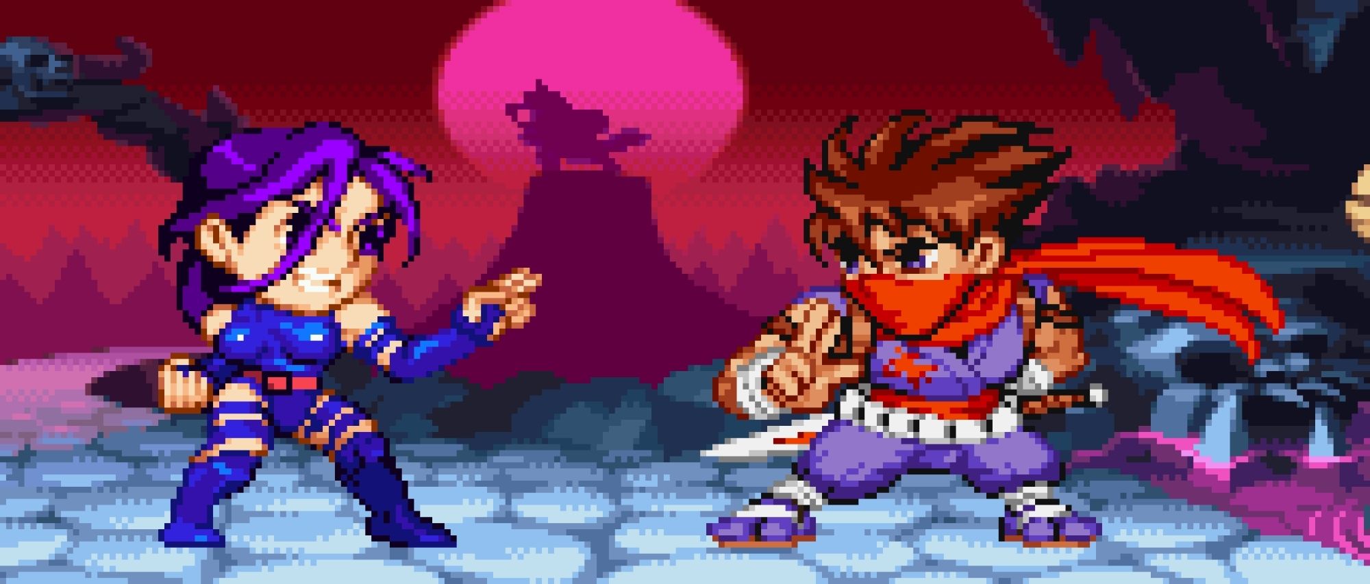 Pocket Fighter Marvel vs Capcom 2 
Psylocke and Strider Hiryu