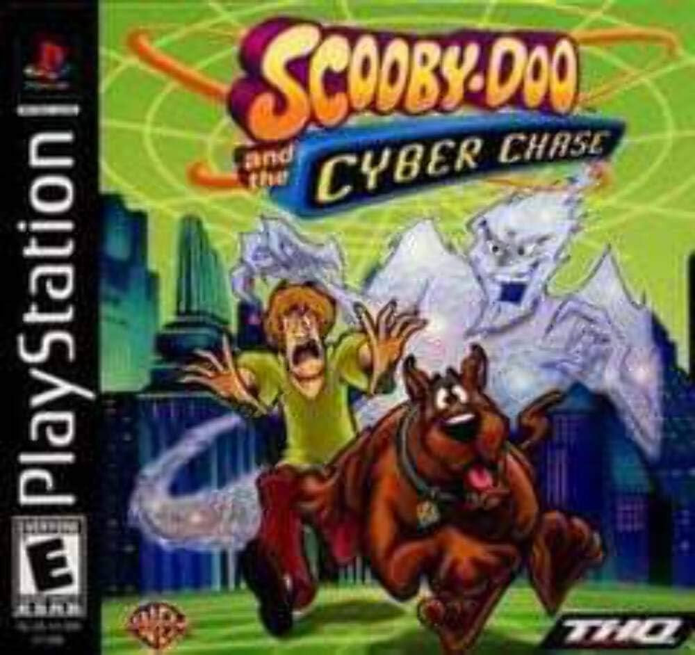 The cover art for Scooby Doo and the Cyberchase on PlayStation 1