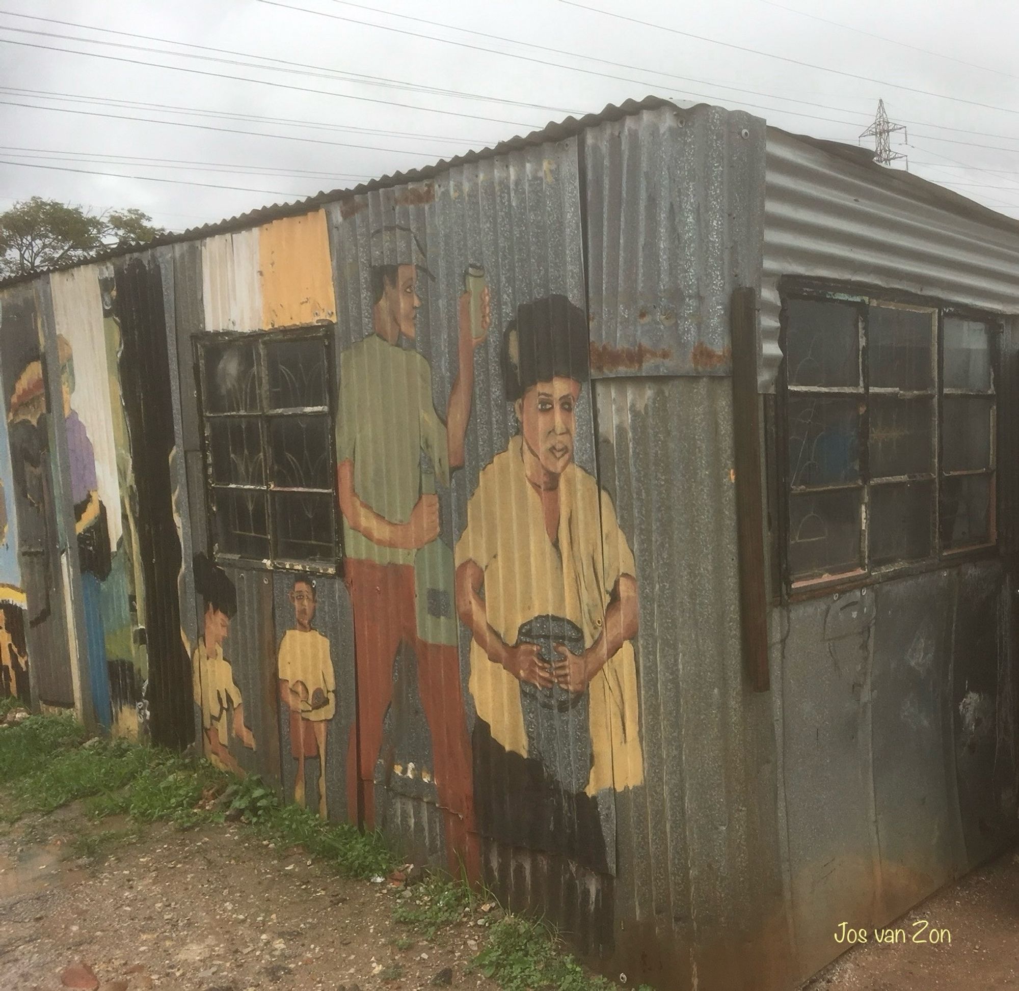 Graffiti in een TownShip SA 🎨