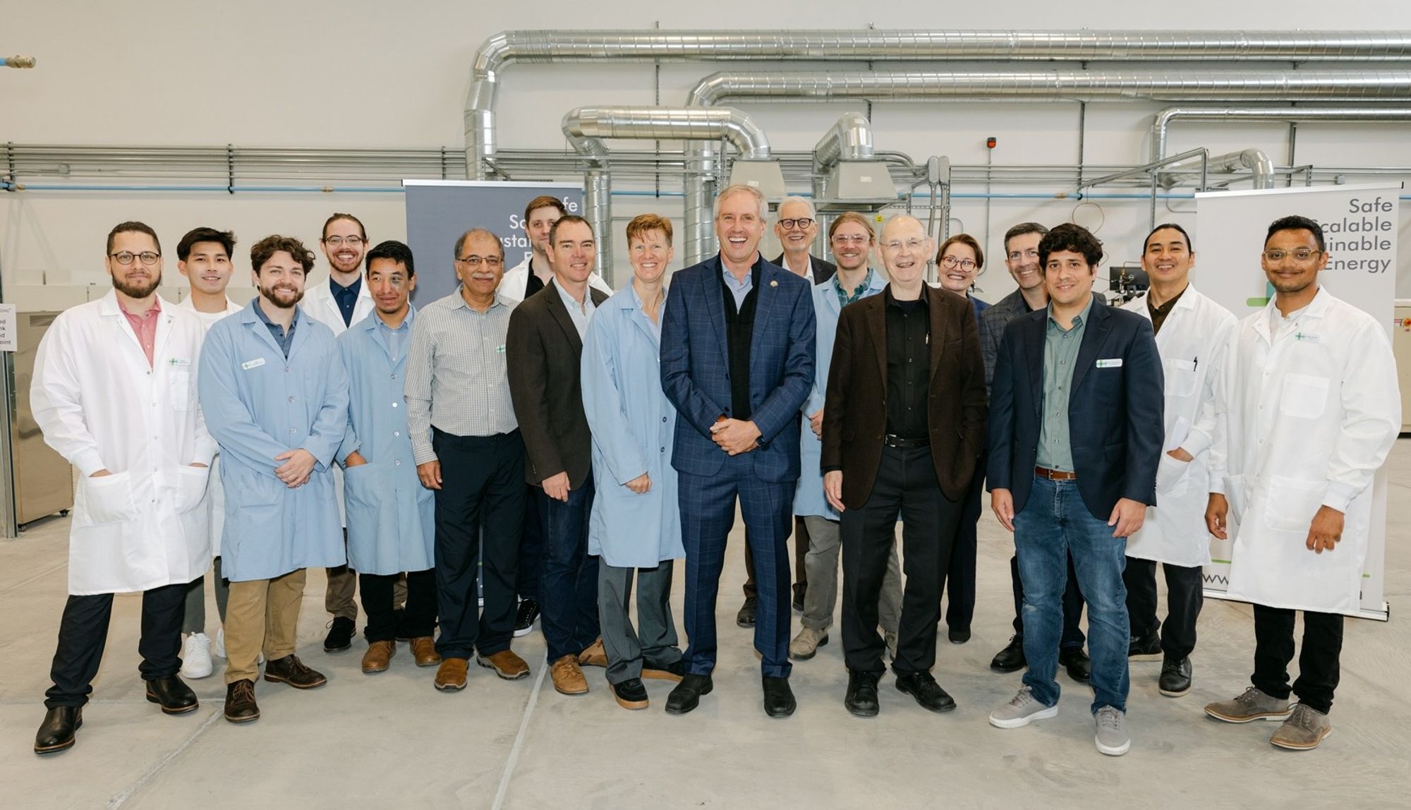 Enzinc team with California Energy Commission chair David Hochschild