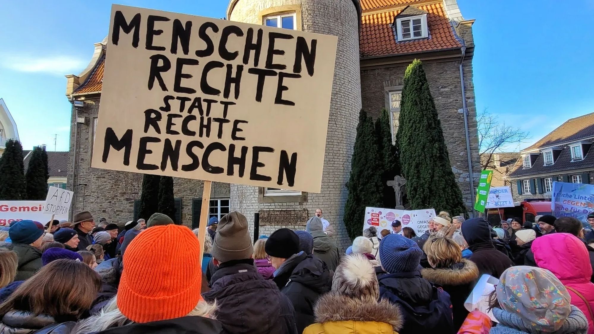 Demo gegen Rechts #niewiederistjetzt