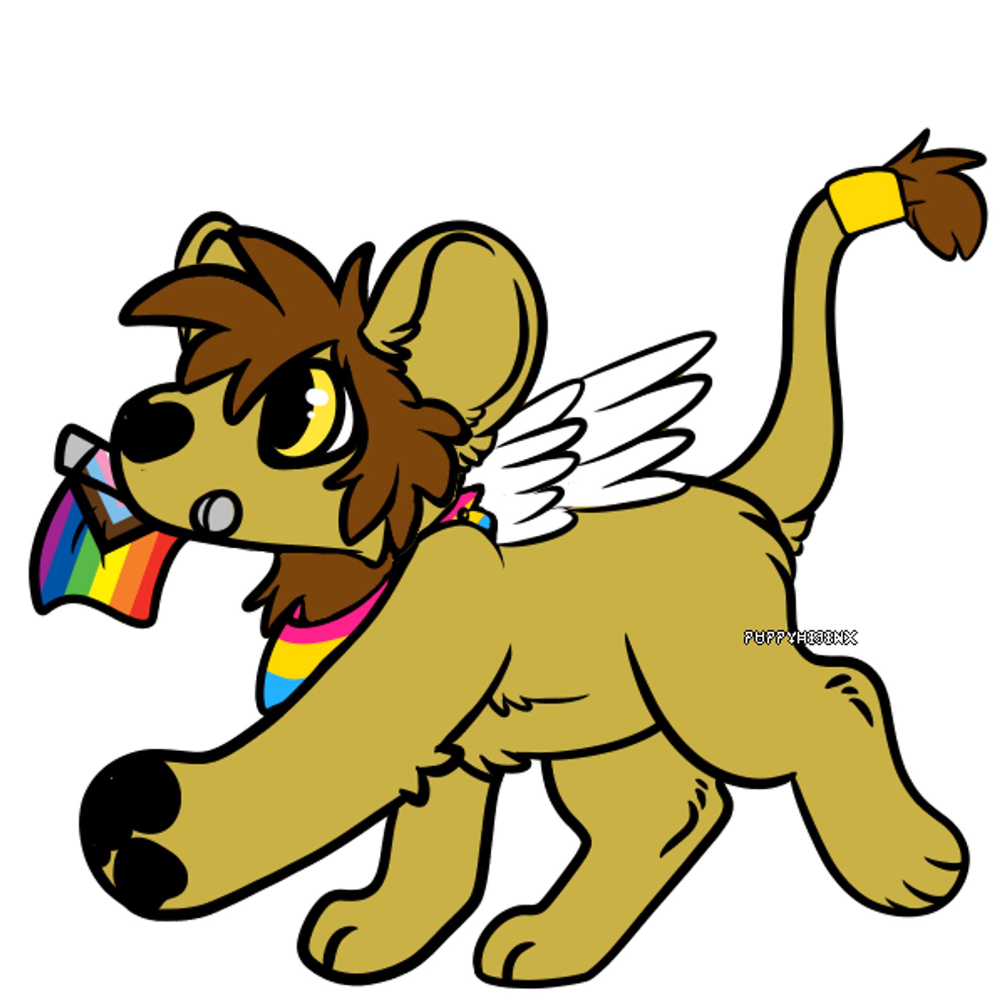 Pride furry artwork