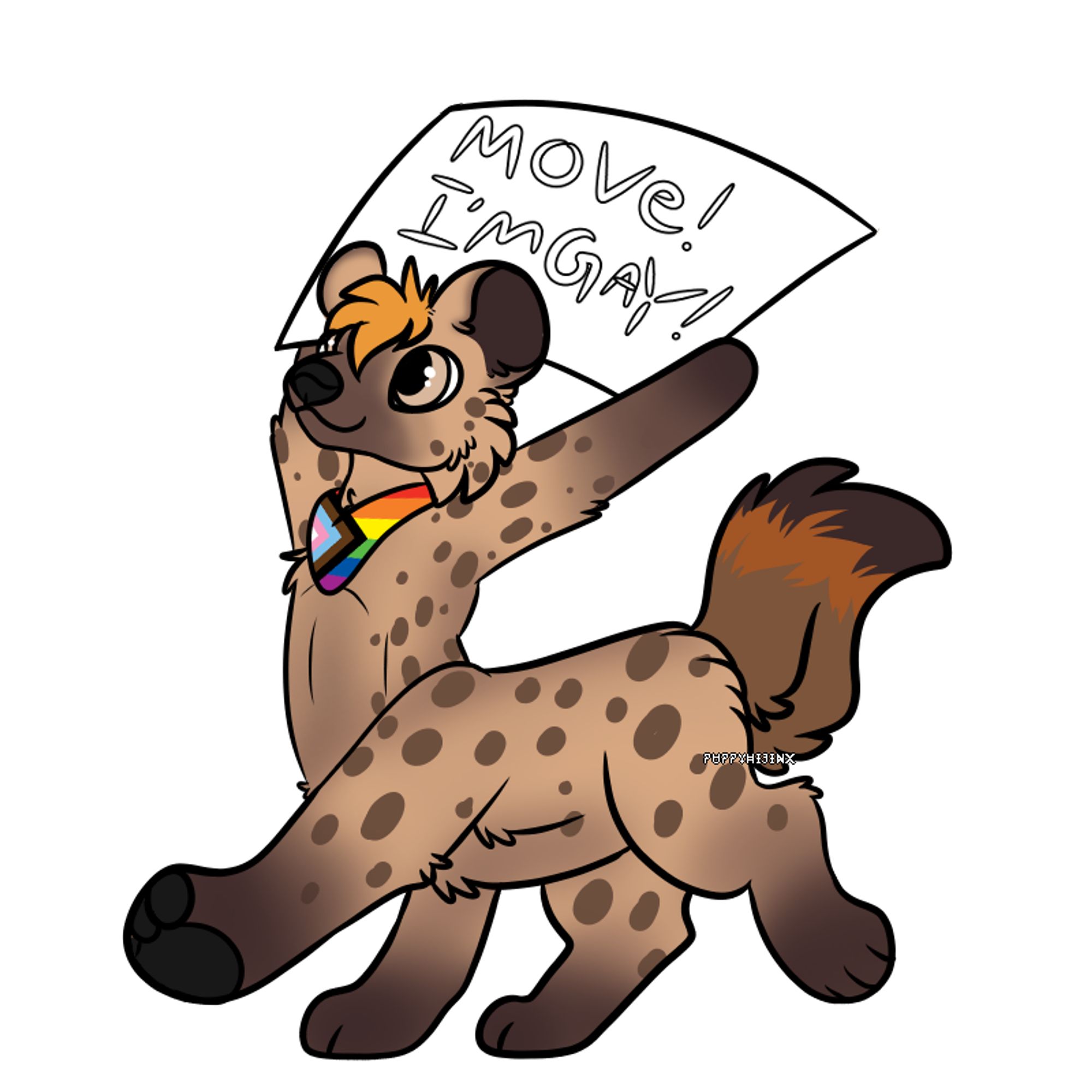 Pride furry artwork