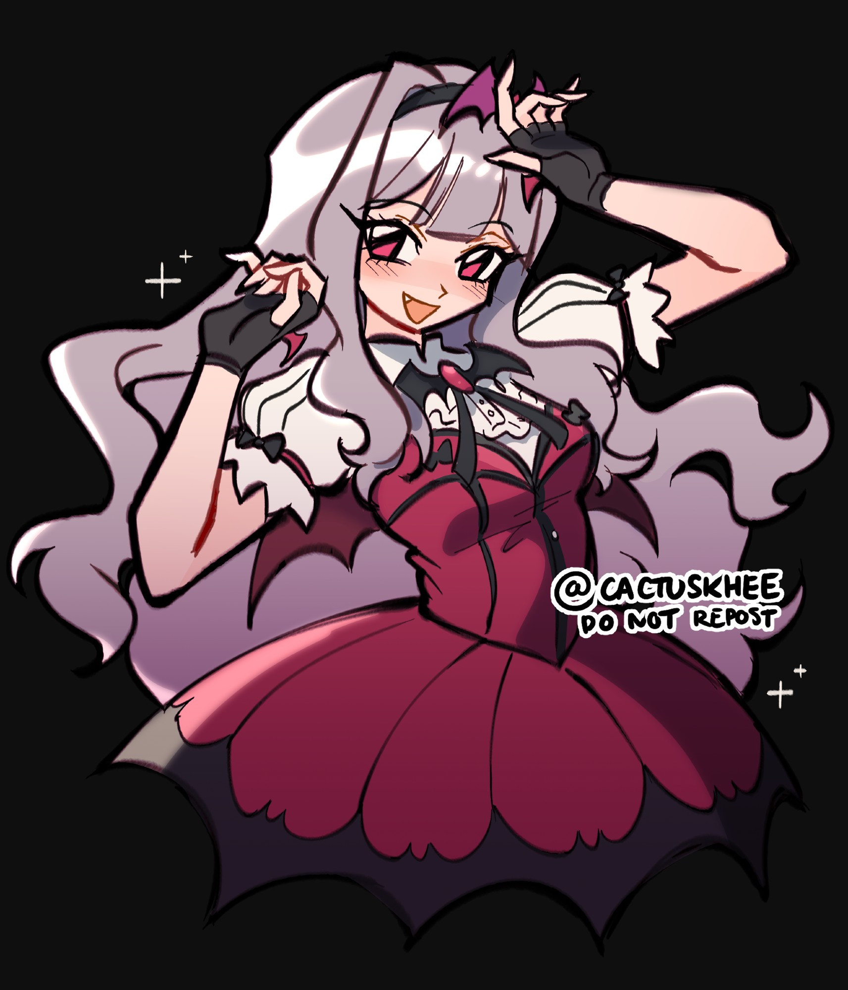 fanart of Takane in Kyun! Vampire Girl Dress