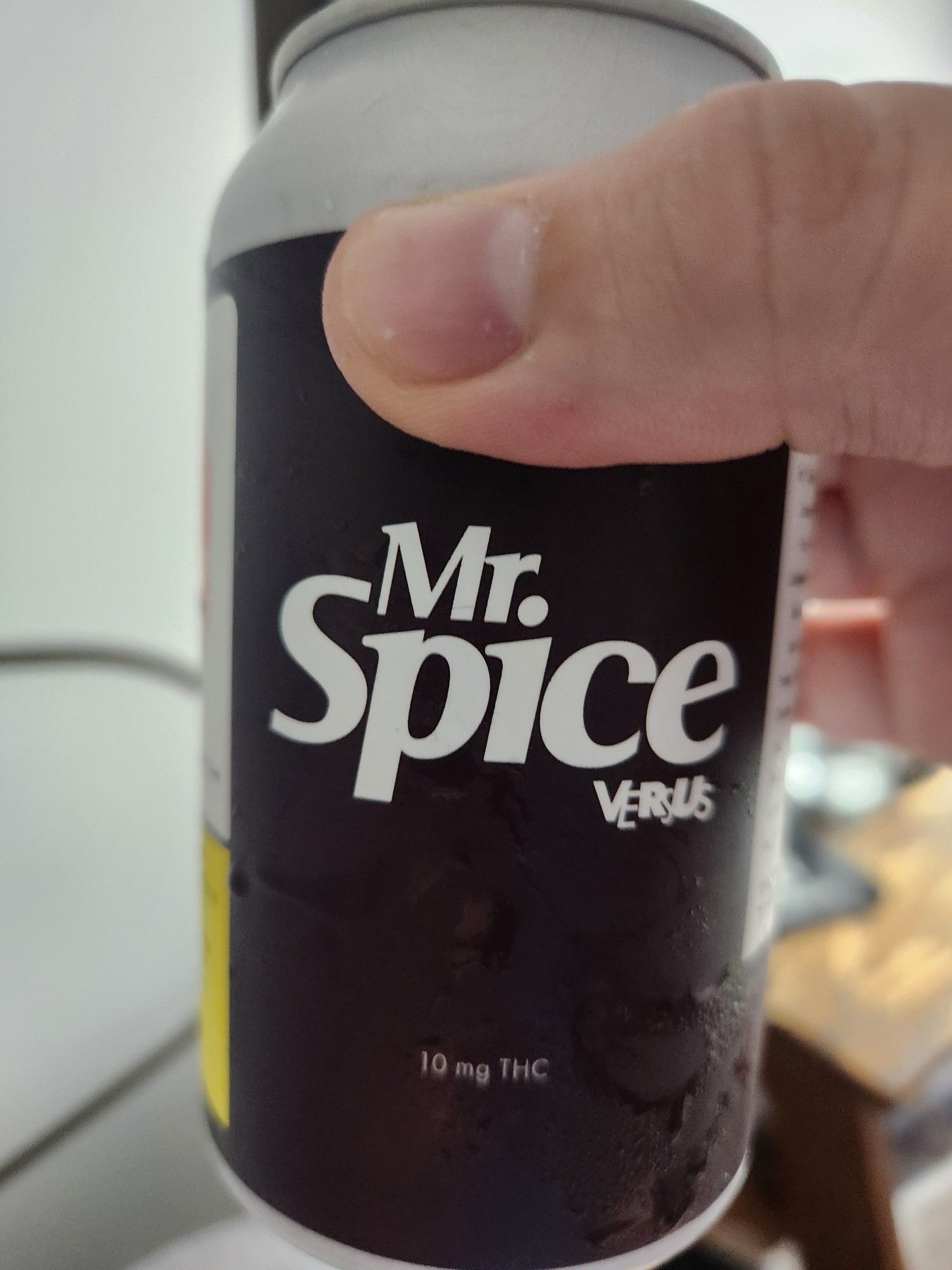 Can of Mr. Spice, a weed drink made by Versus