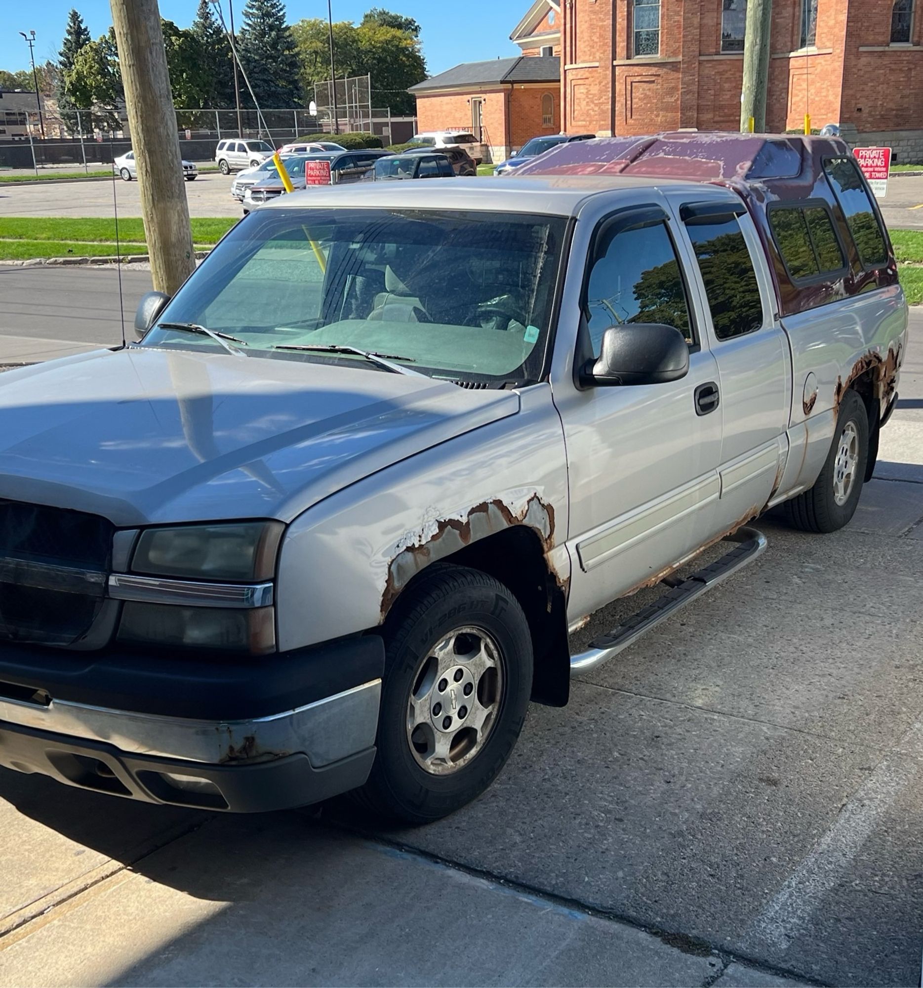 Sooo much decay & rust! (Bit of a chevy Silverado truck left)