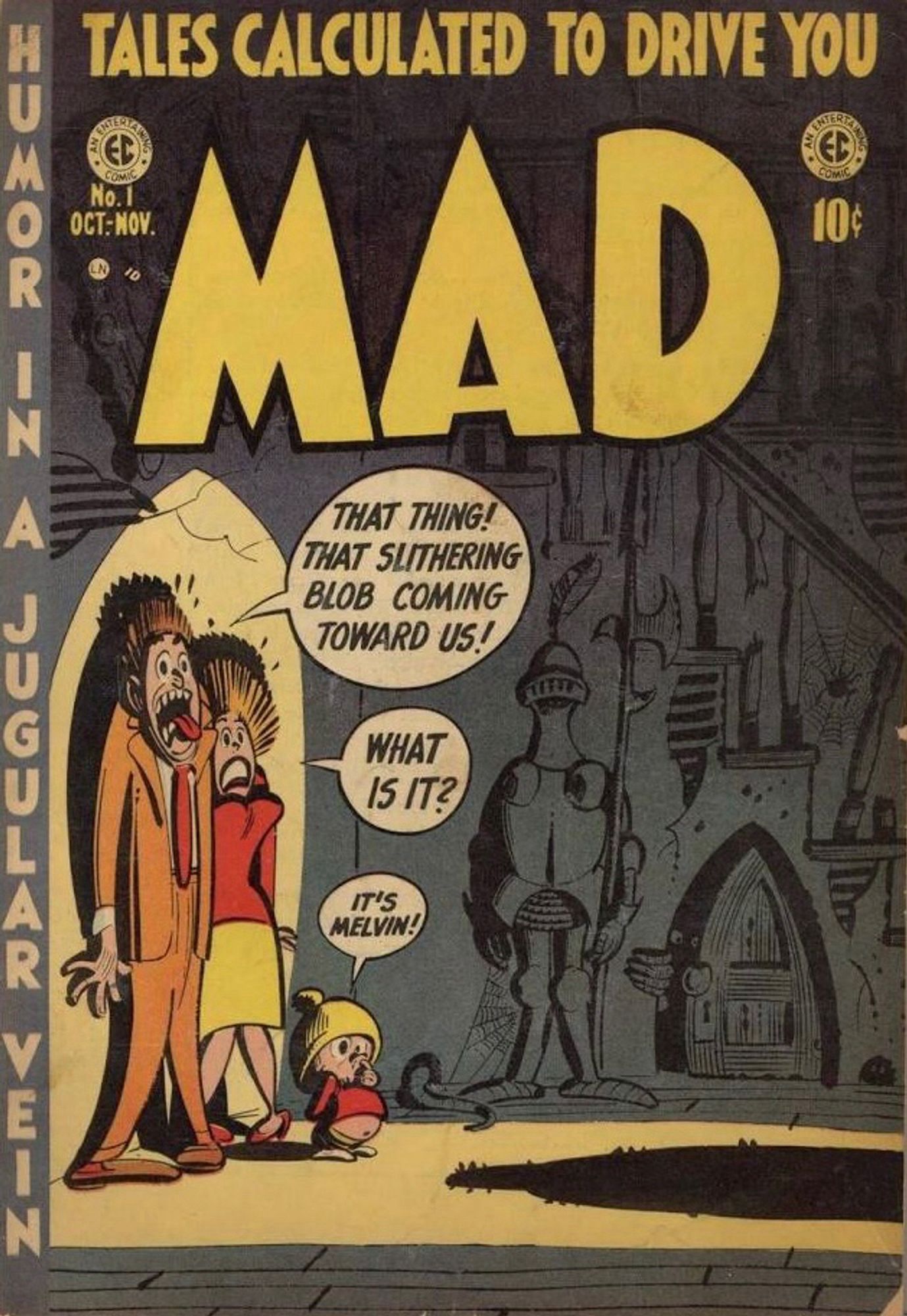 The first issue of Mad. (Which was a comic book until it switched to a magazine format with issue #24.)