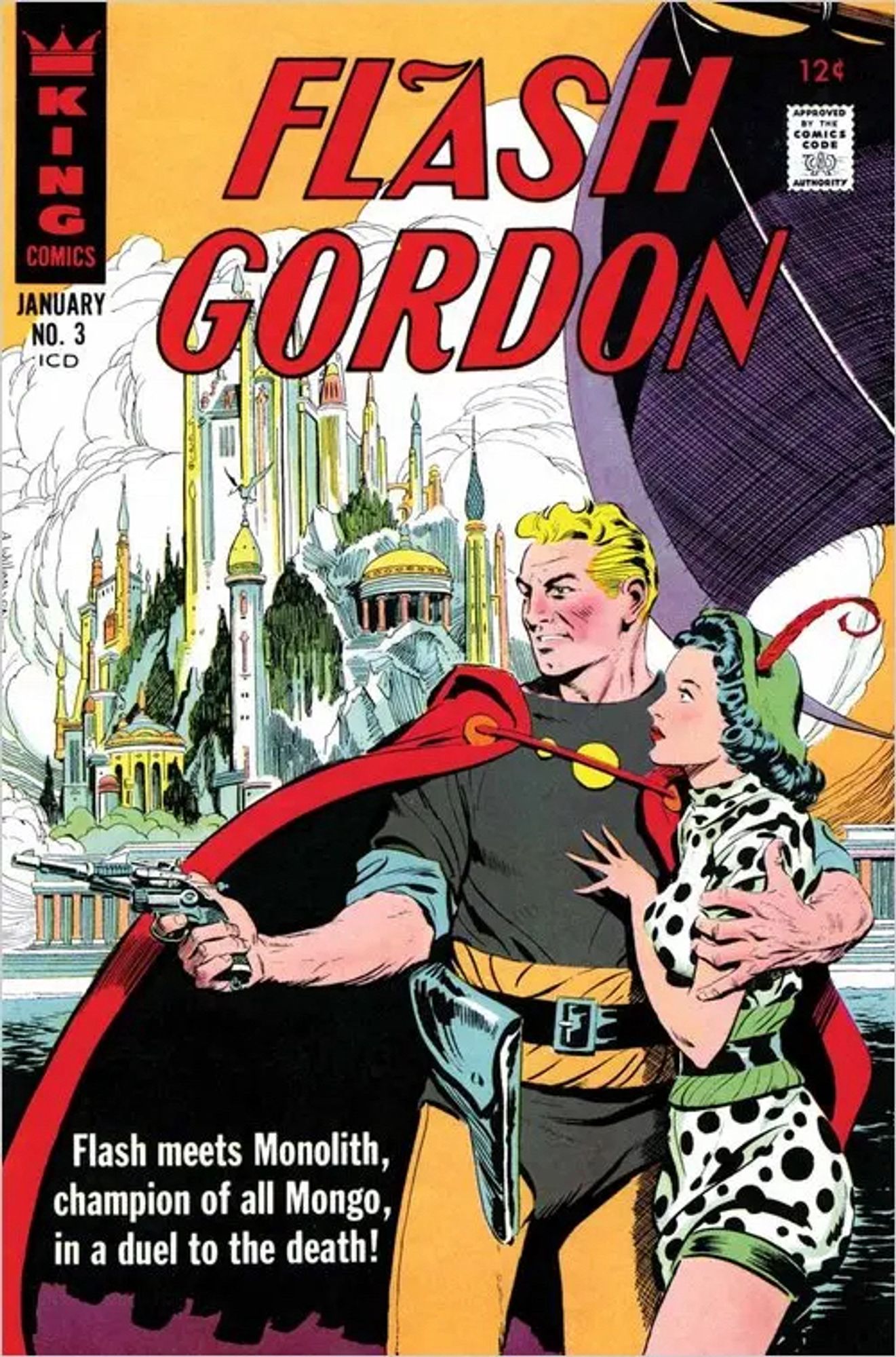 A Flash Gordon comic book with Flash & Dale Arden on the cover. Art by Al Williamson.