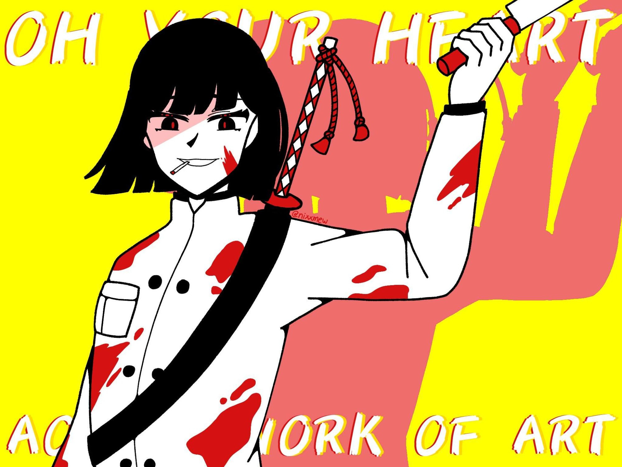 Ryoshu from Limbus Company, redrawn as BUTCHER VANITY - Flavor Foley